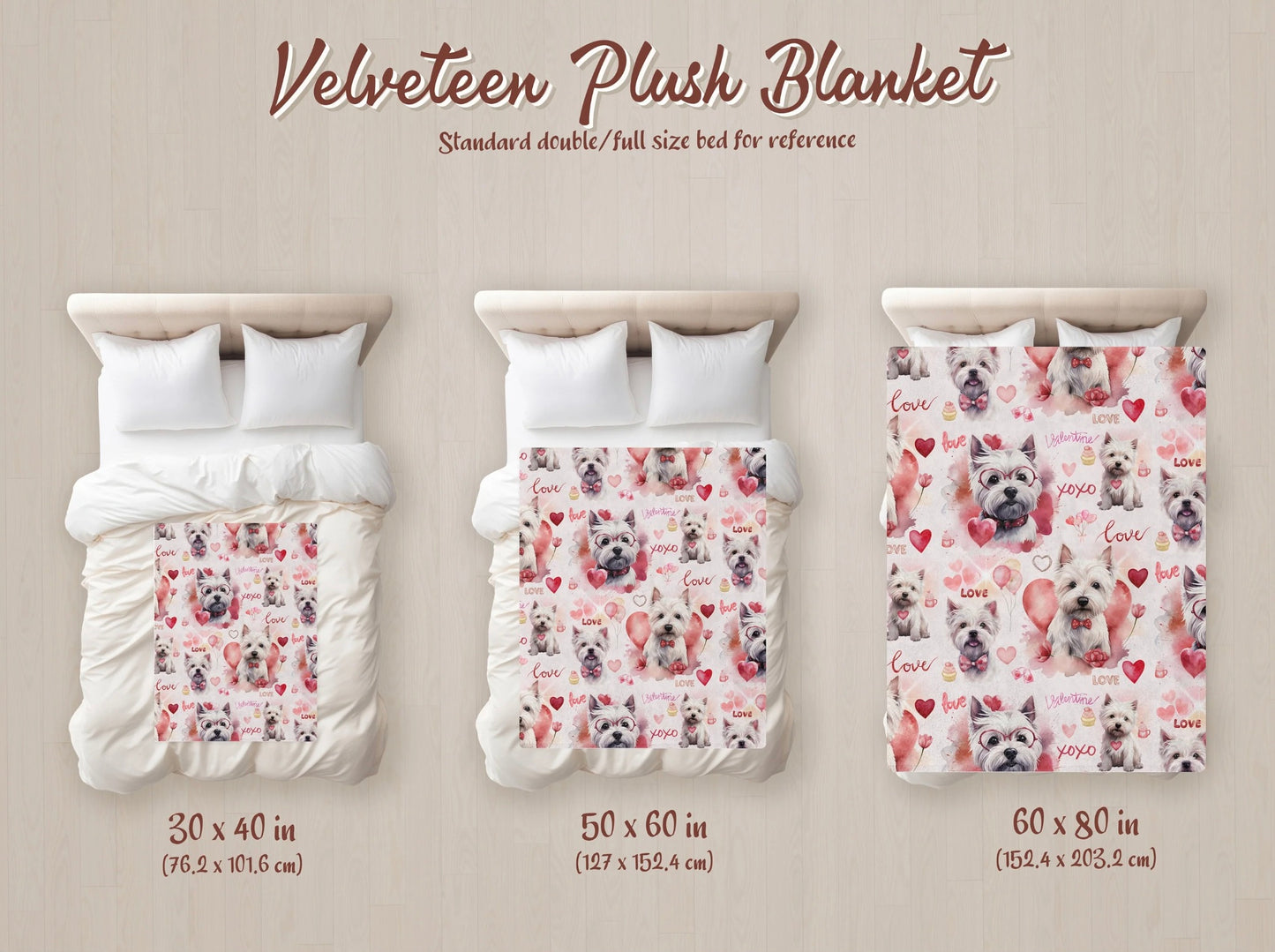 Dachshund Velveteen Blanket