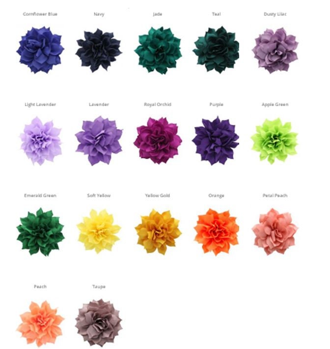 Cotton Candy Paw Print Embellished Flower