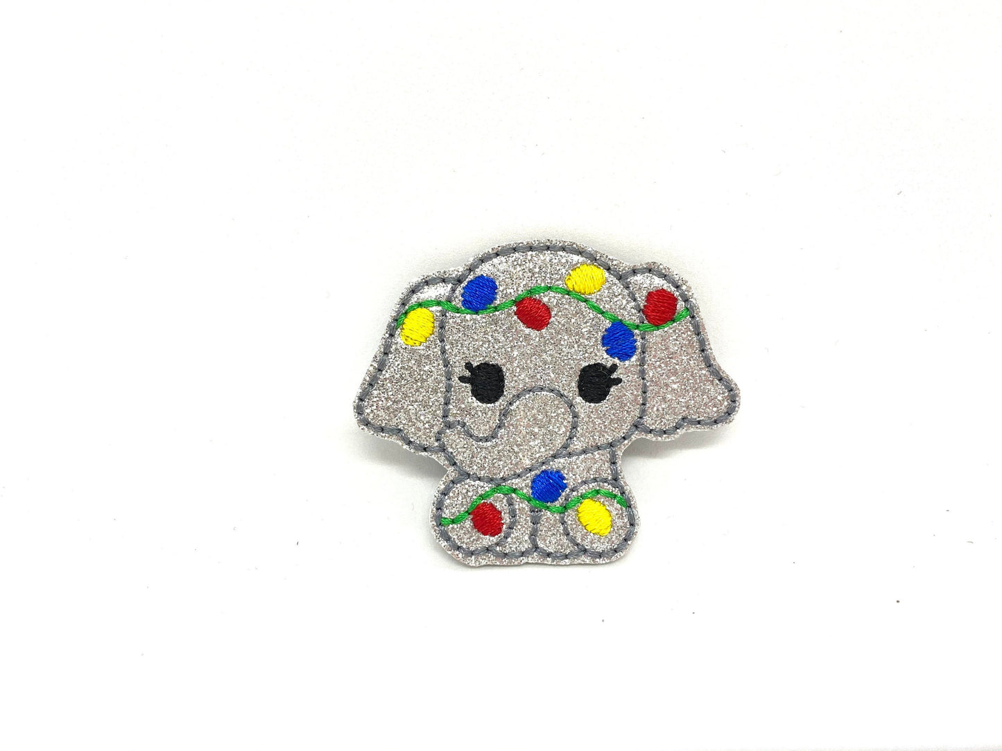 Christmas Elephant Embellishment