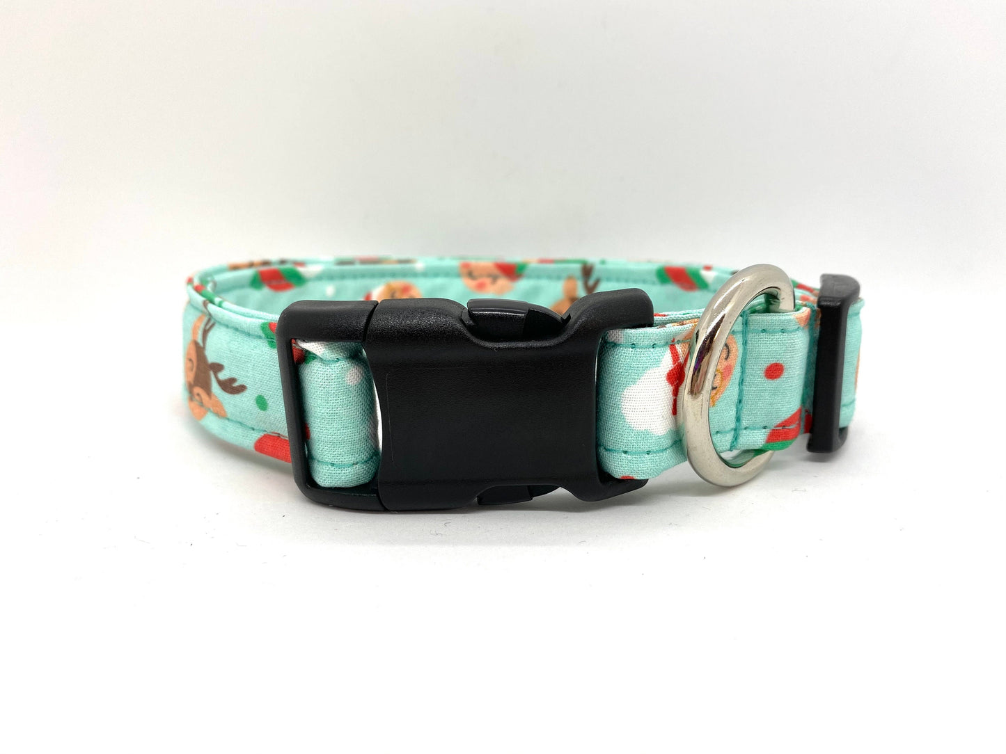 Christmas Elf, Reindeer & Santa Dog Collar with Embellishment