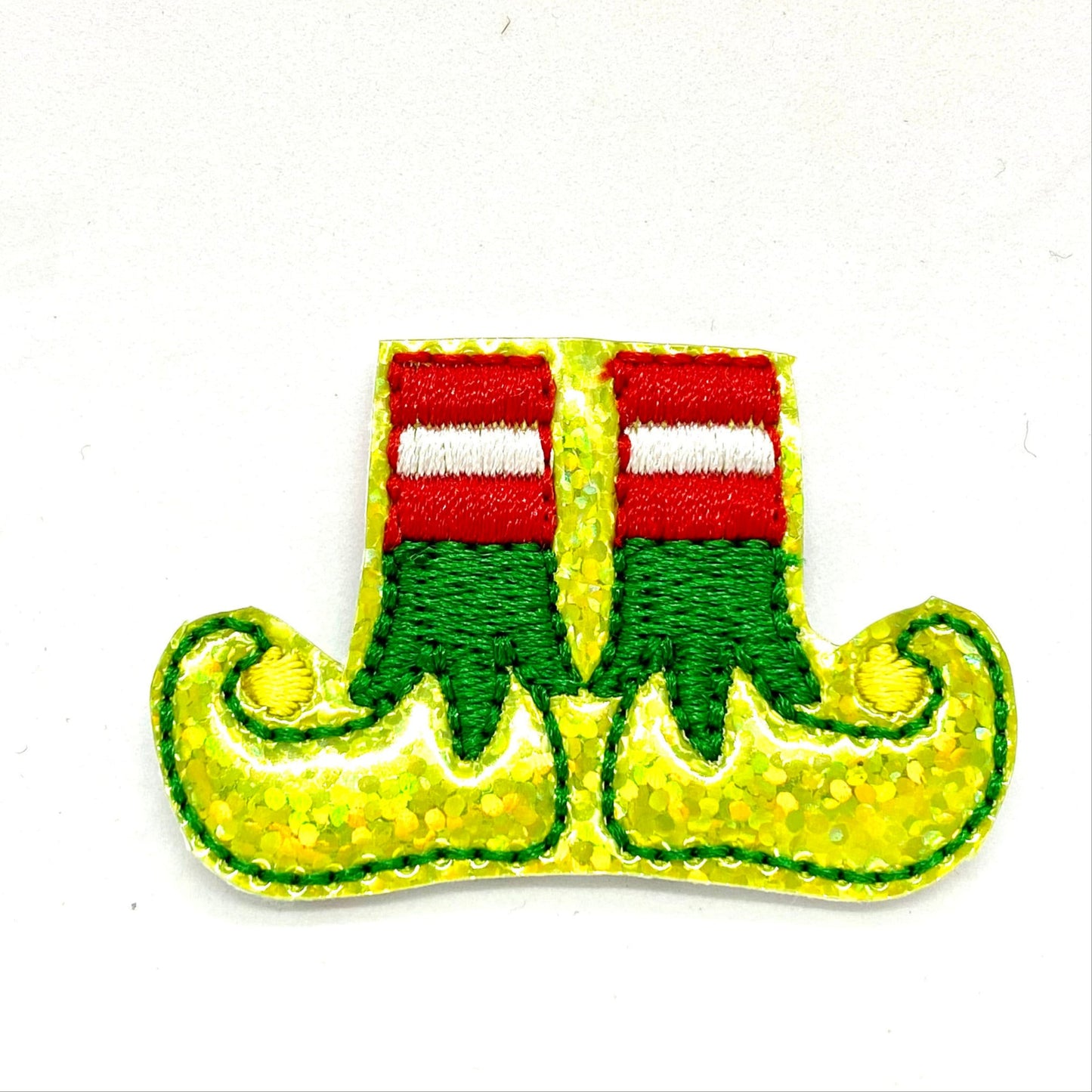 Santa's Elf Shoes Dog Collar Embellishment