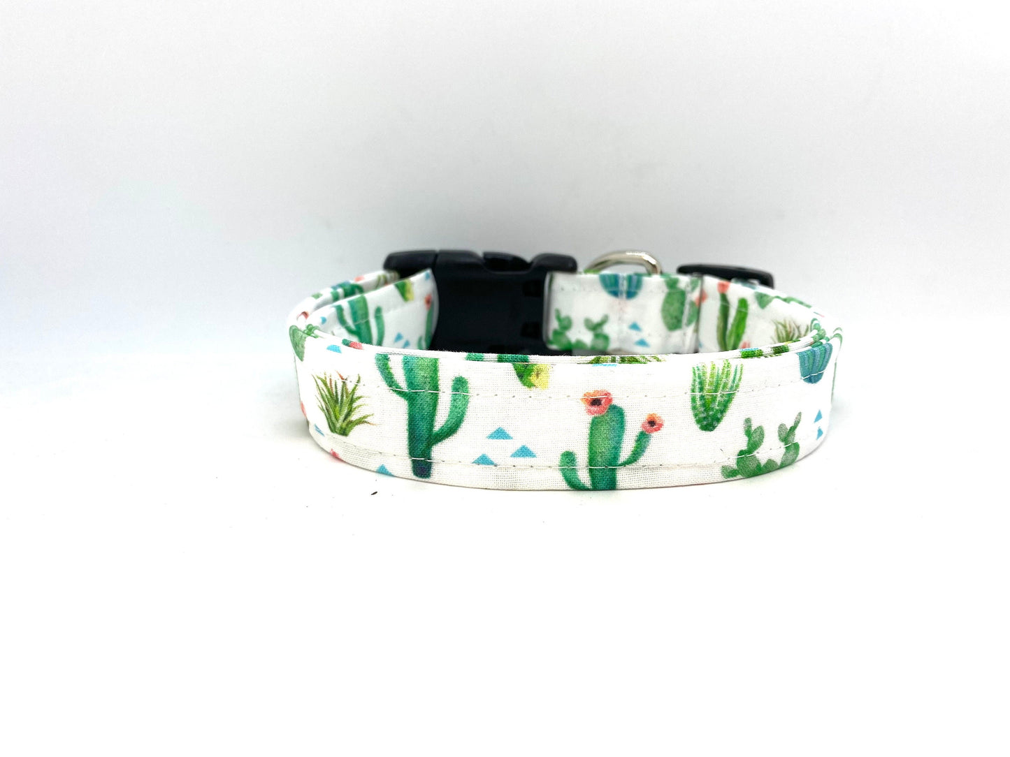 Cactus Dog Collar with Flower
