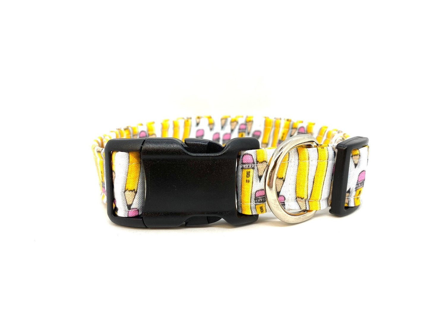 Pencil Dog Collar with Flower