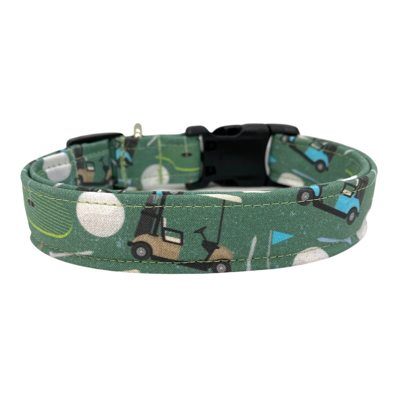 Golf Dog Collar with Flower