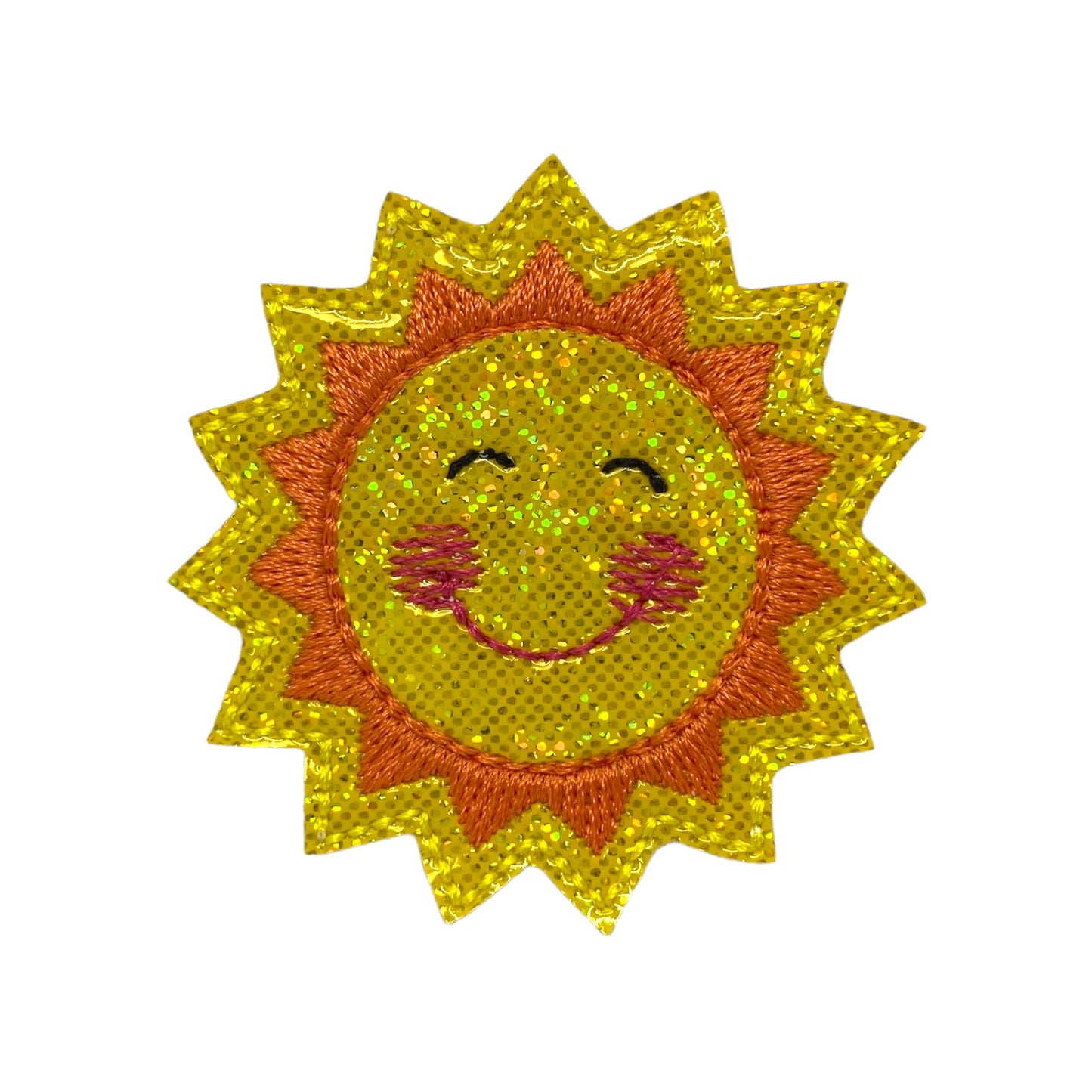 Smiling Sun Dog Collar Embellishment