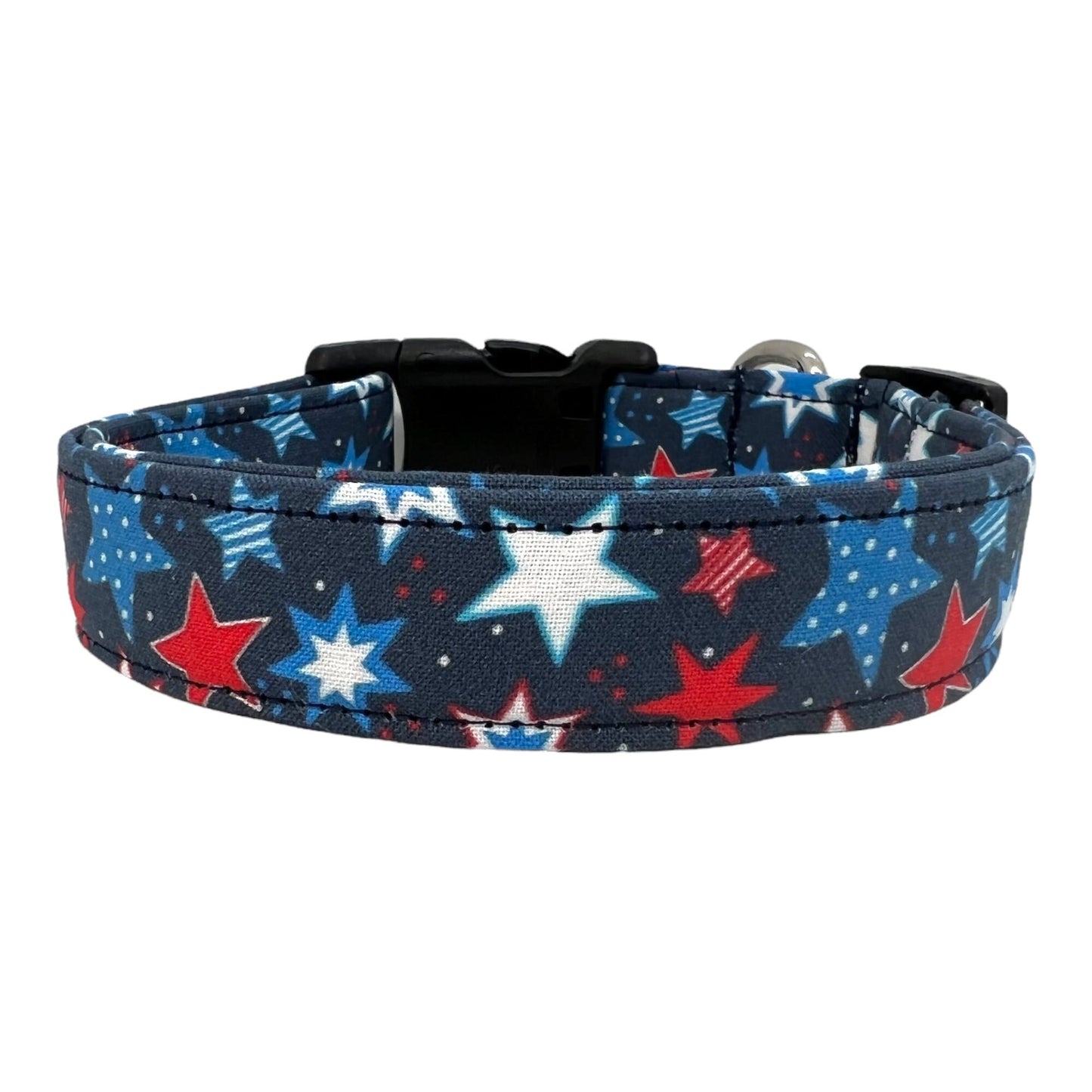 Patriotic Star Dog Collar with Embellishment