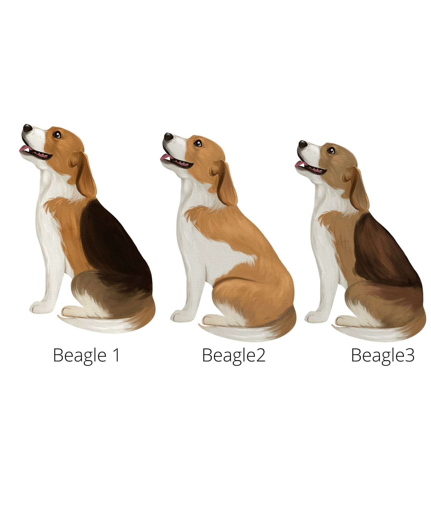 Personalized Beagle Dog Christmas Stocking