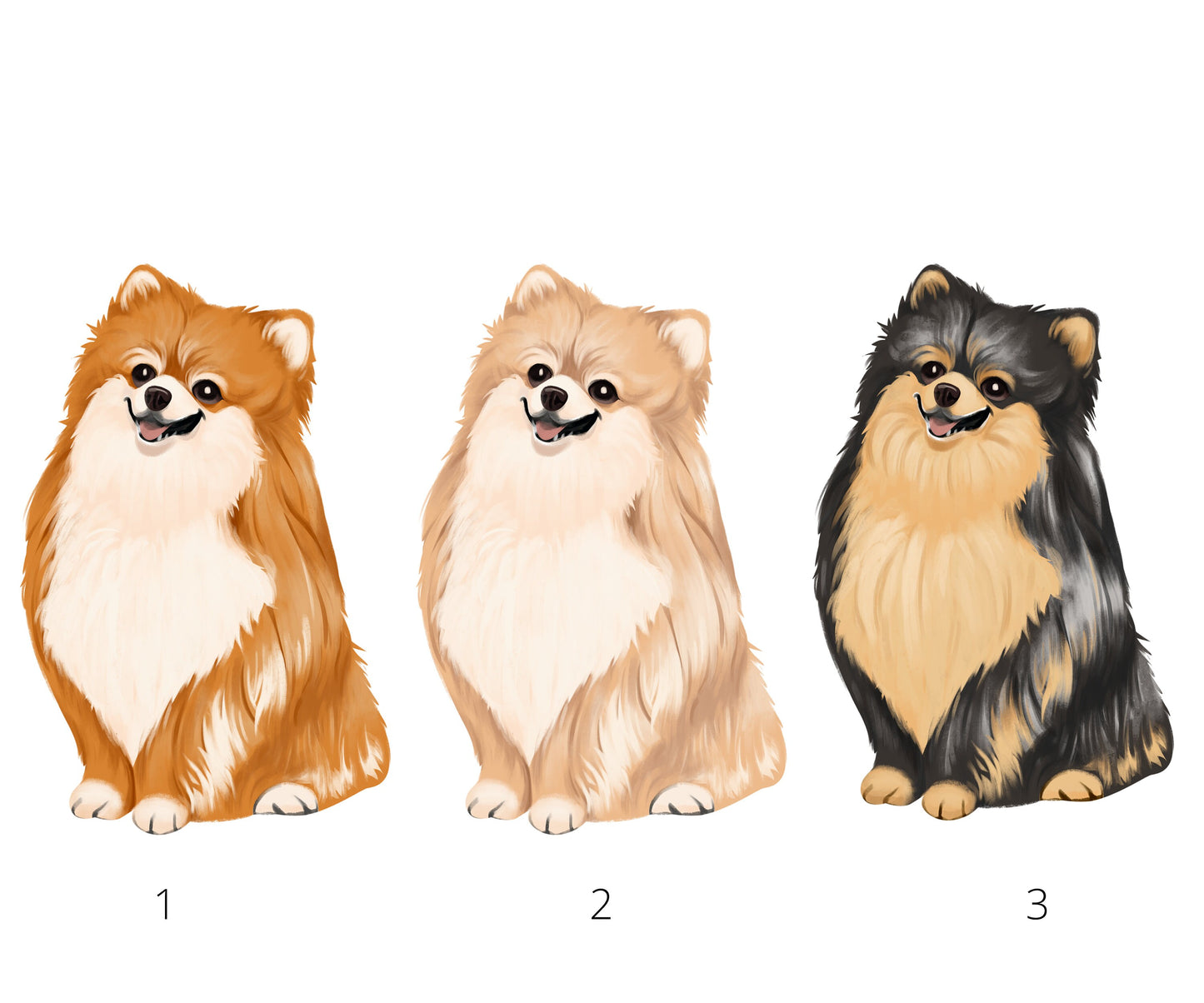 Personalized Pomeranian Dog Christmas Stocking