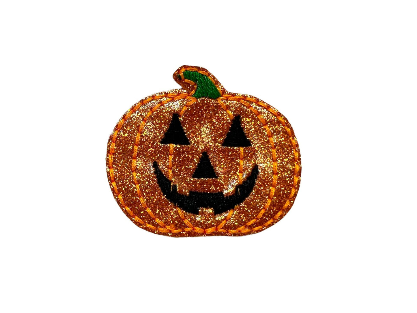 Jack O Lantern Pumpkin Dog Collar Embellishment