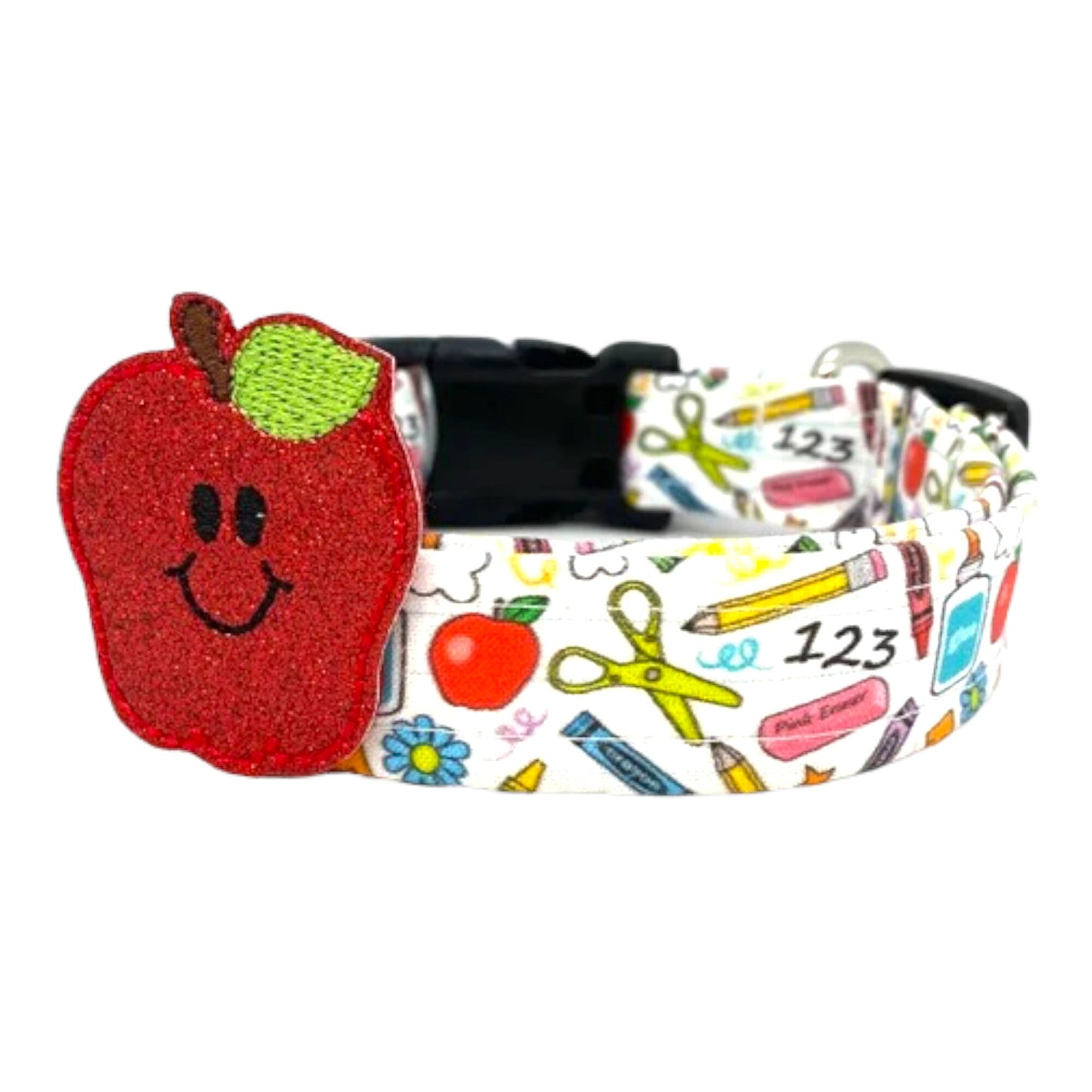 Back to School Dog Collar with Embellishment