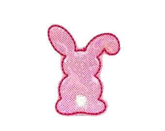 Pink Easter Bunny Dog Collar Embellishment
