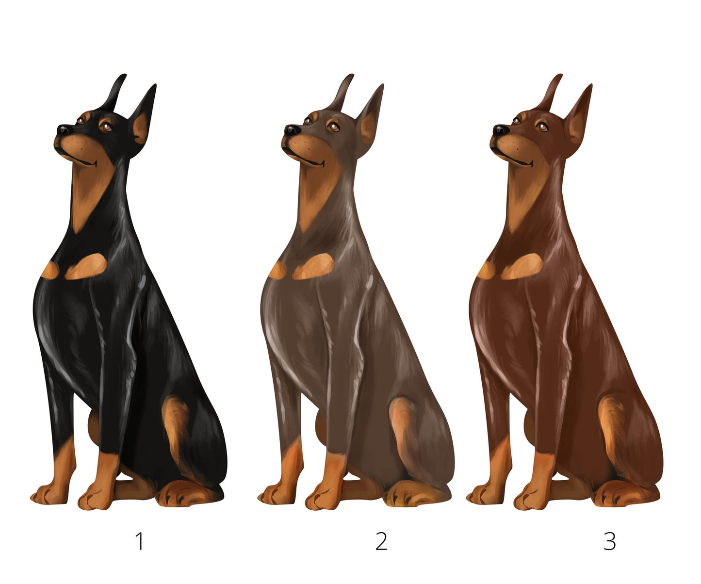 Personalized Doberman Dog Christmas Stocking