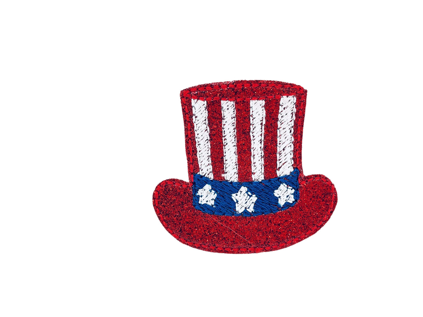 Patriotic Uncle Sam Hat Embellishment