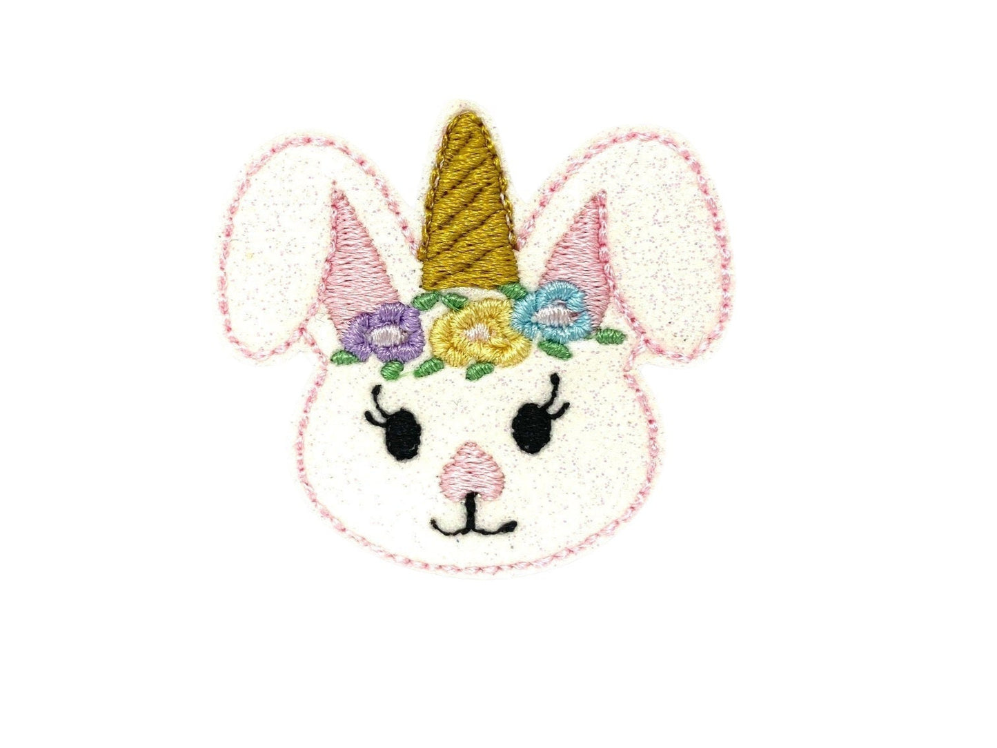 Easter Bunny Unicorn Dog Collar Embellishment