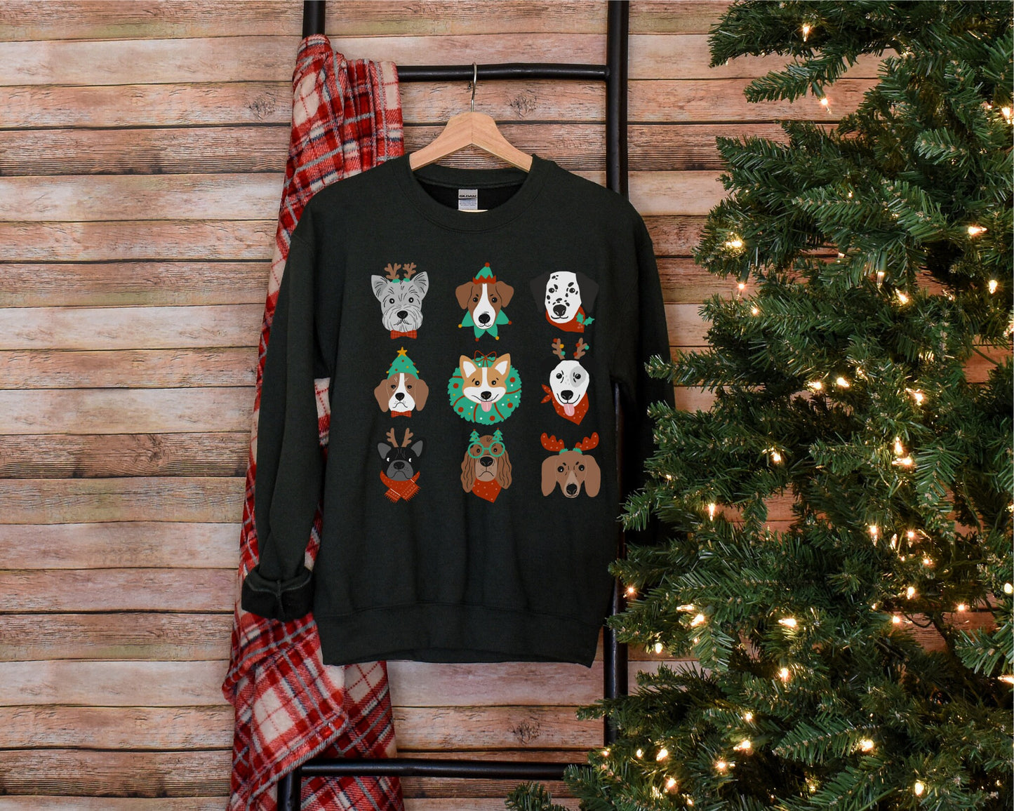 Festive Christmas Dog Sweatshirt