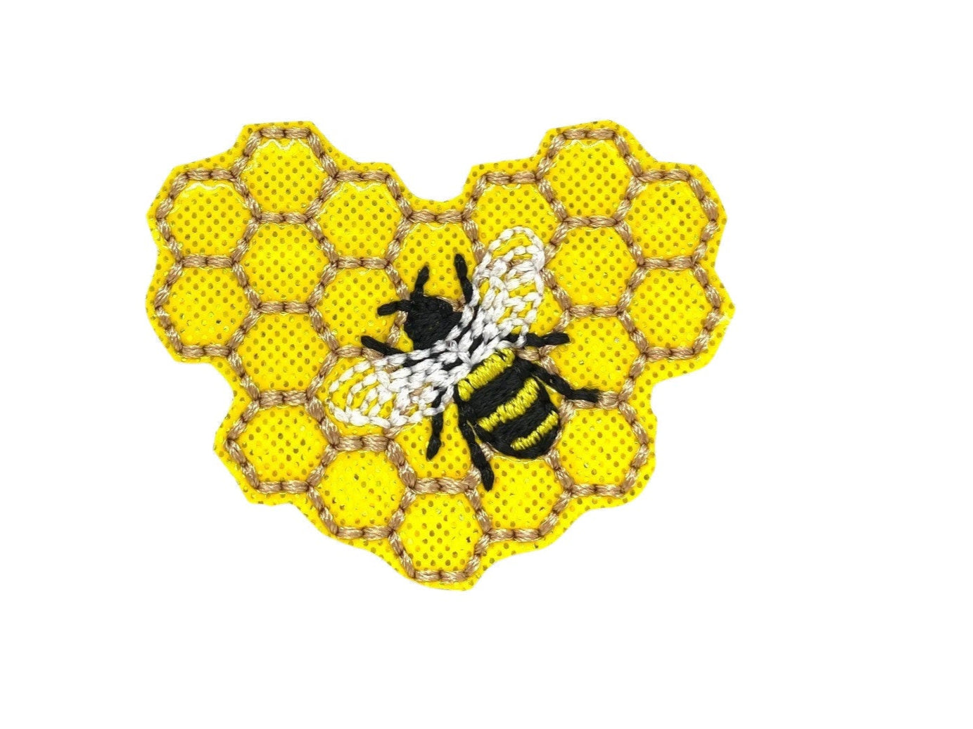Bee Hive Heart Embellishment