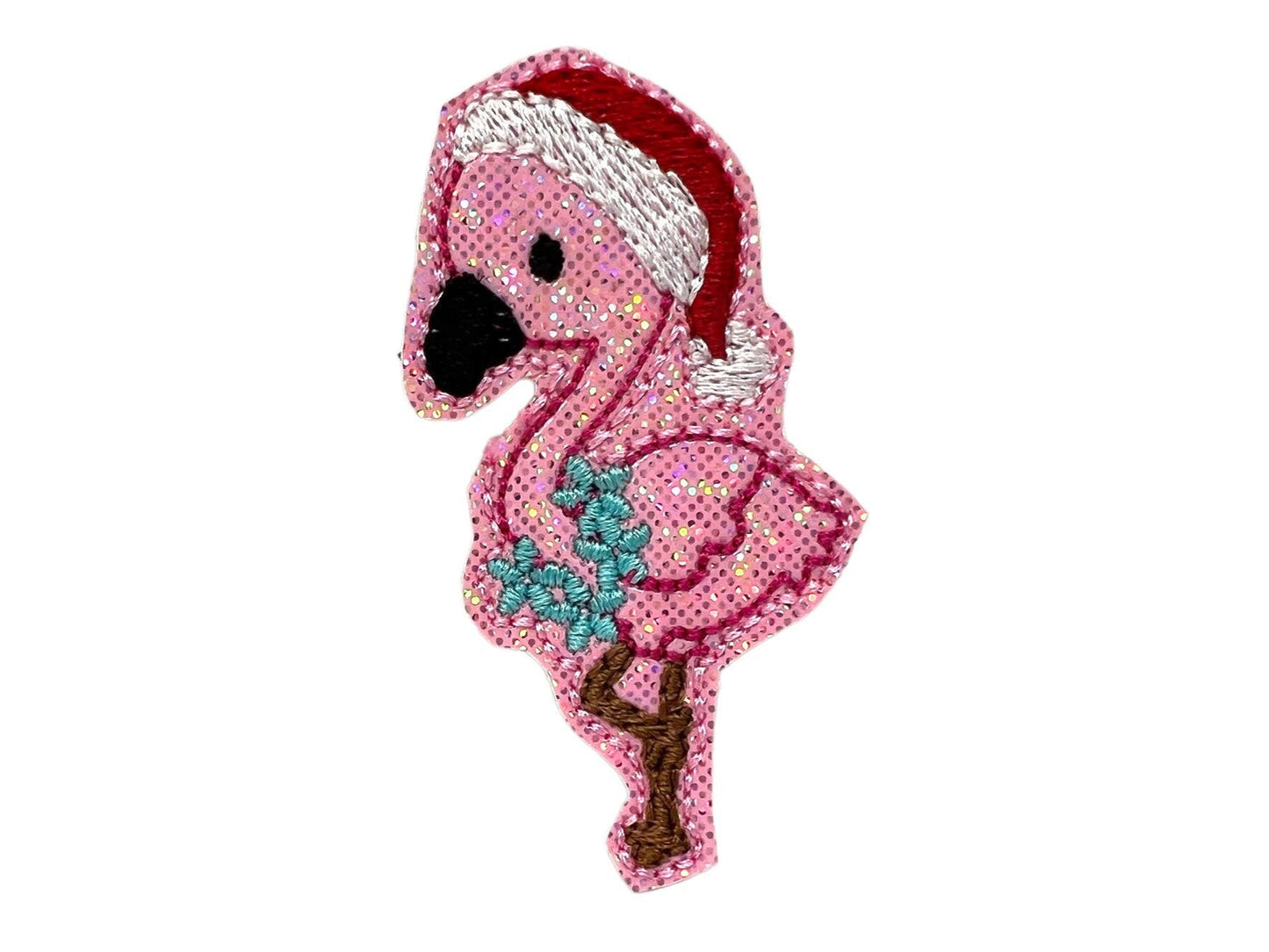 Christmas Flamingo Embellishment