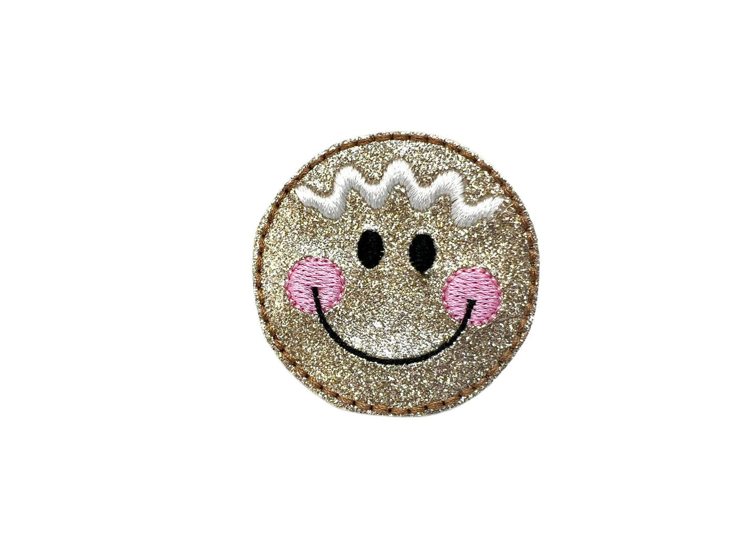 Gingerbread Face Embellishment
