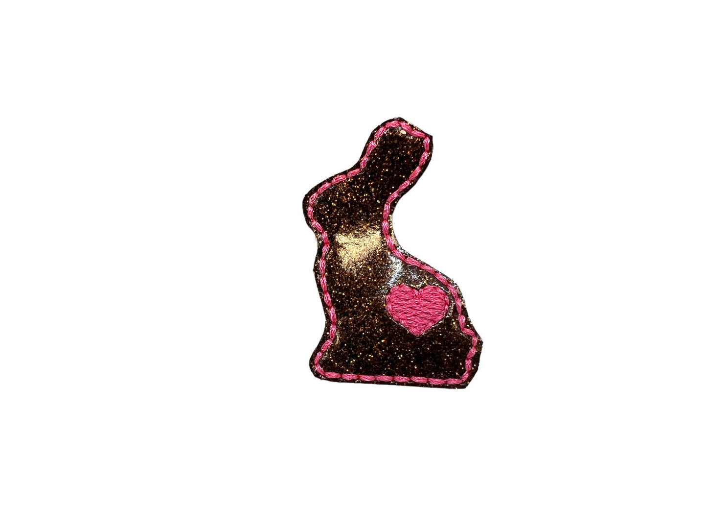 Chocolate Easter Bunny Dog Collar Embellishment