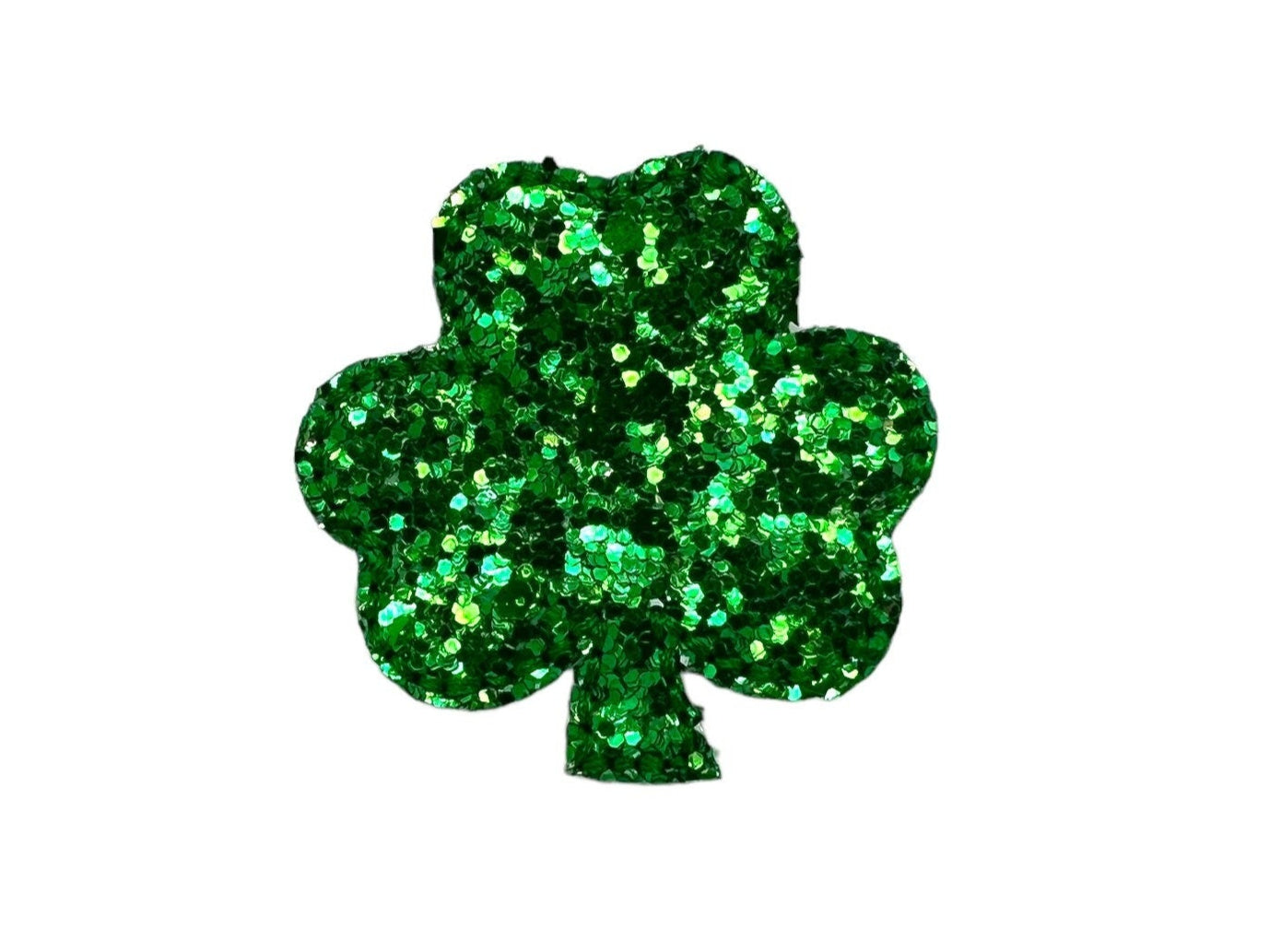 St. Patrick's Day Glitter Shamrock Embellishment