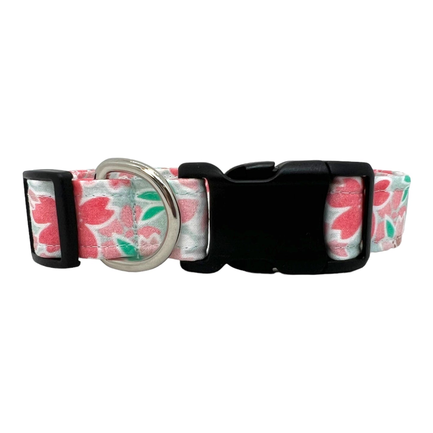 Cherry Blossom Dog Collar with Flower