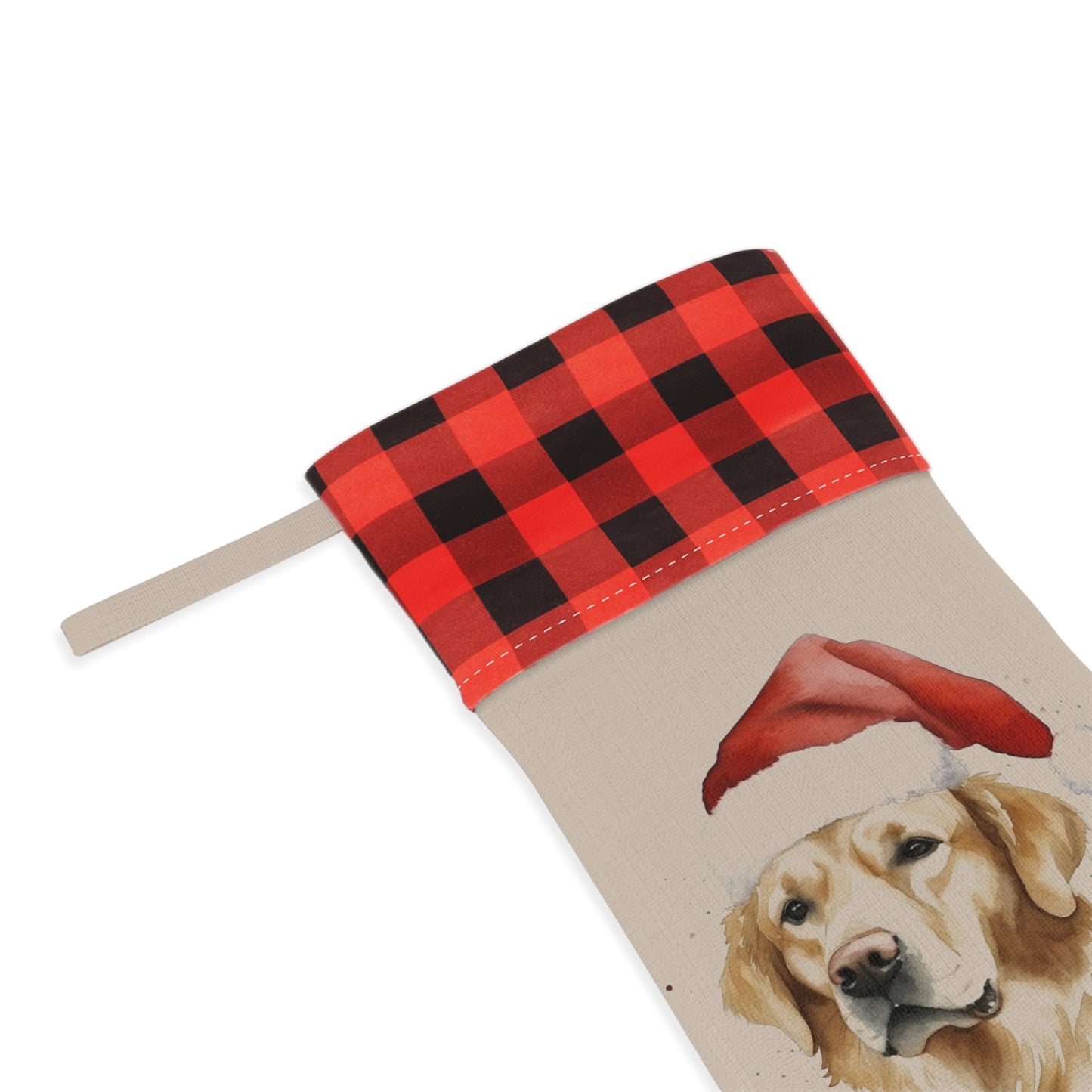 Personalized Golden Retriever Dog Christmas Stocking