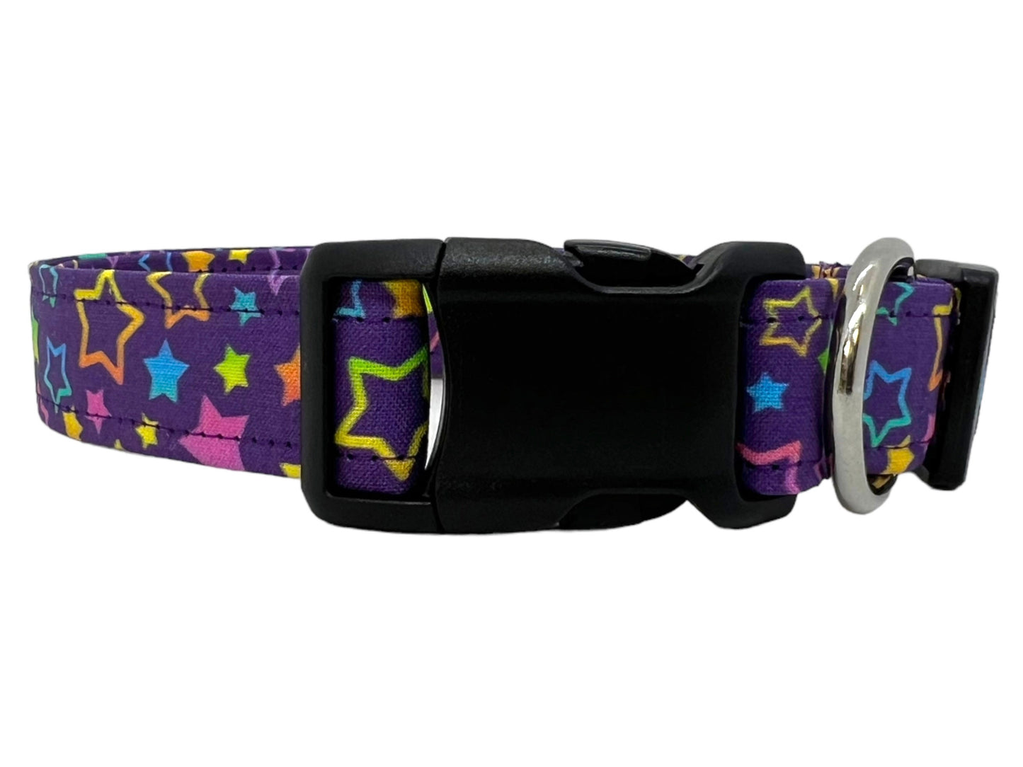 Rainbow Star Dog Collar