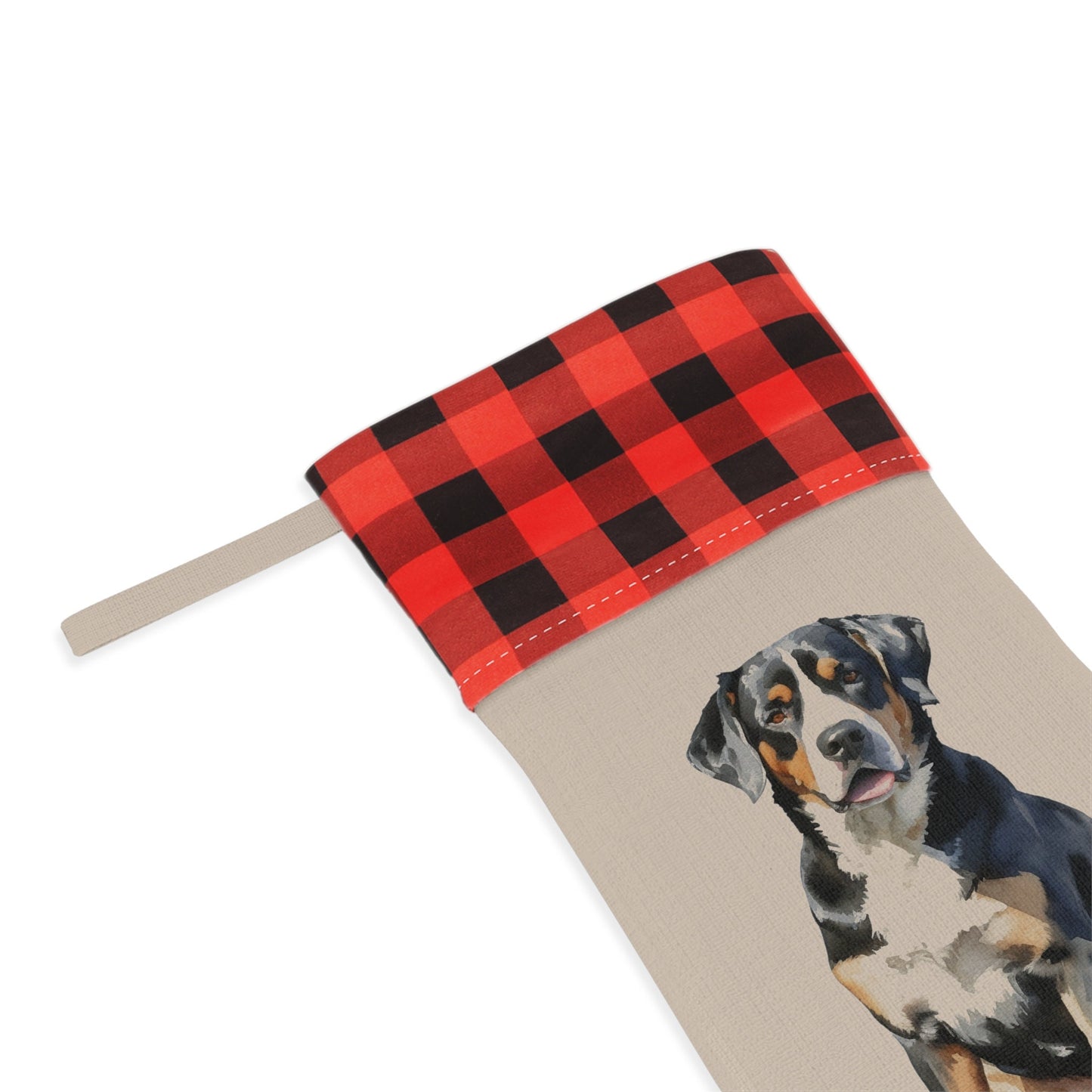 Personalized Greater Swiss Mountain Dog Christmas Stocking