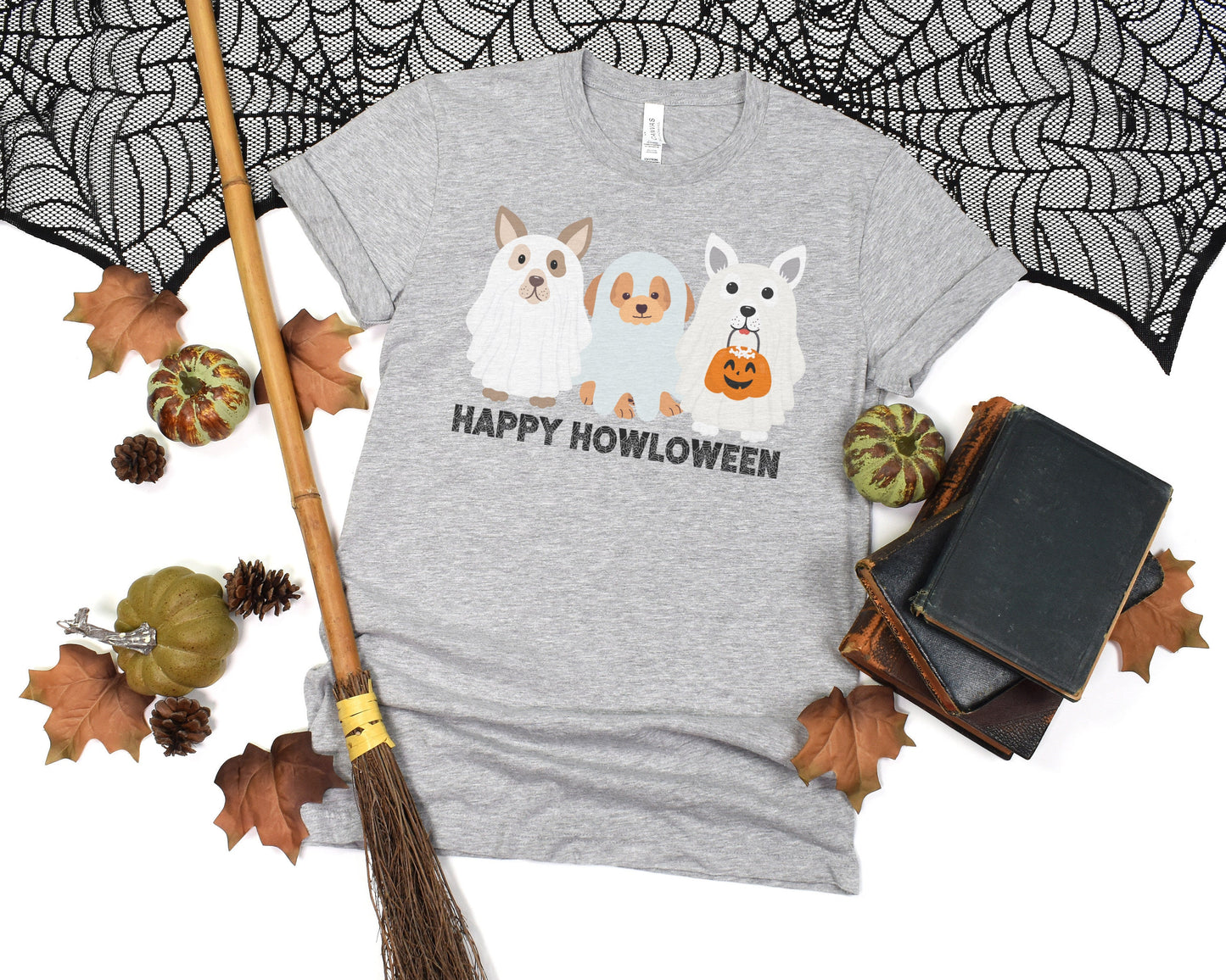 Halloween Shirt, Halloween T-Shirt, Ghost Shirt, Halloween Dog Shirt, Ghost Dog Shirt, Happy Howloween, Cute Spooky Season, Ghost Dogs