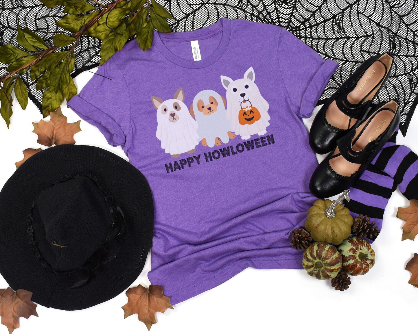 Halloween Shirt, Halloween T-Shirt, Ghost Shirt, Halloween Dog Shirt, Ghost Dog Shirt, Happy Howloween, Cute Spooky Season, Ghost Dogs