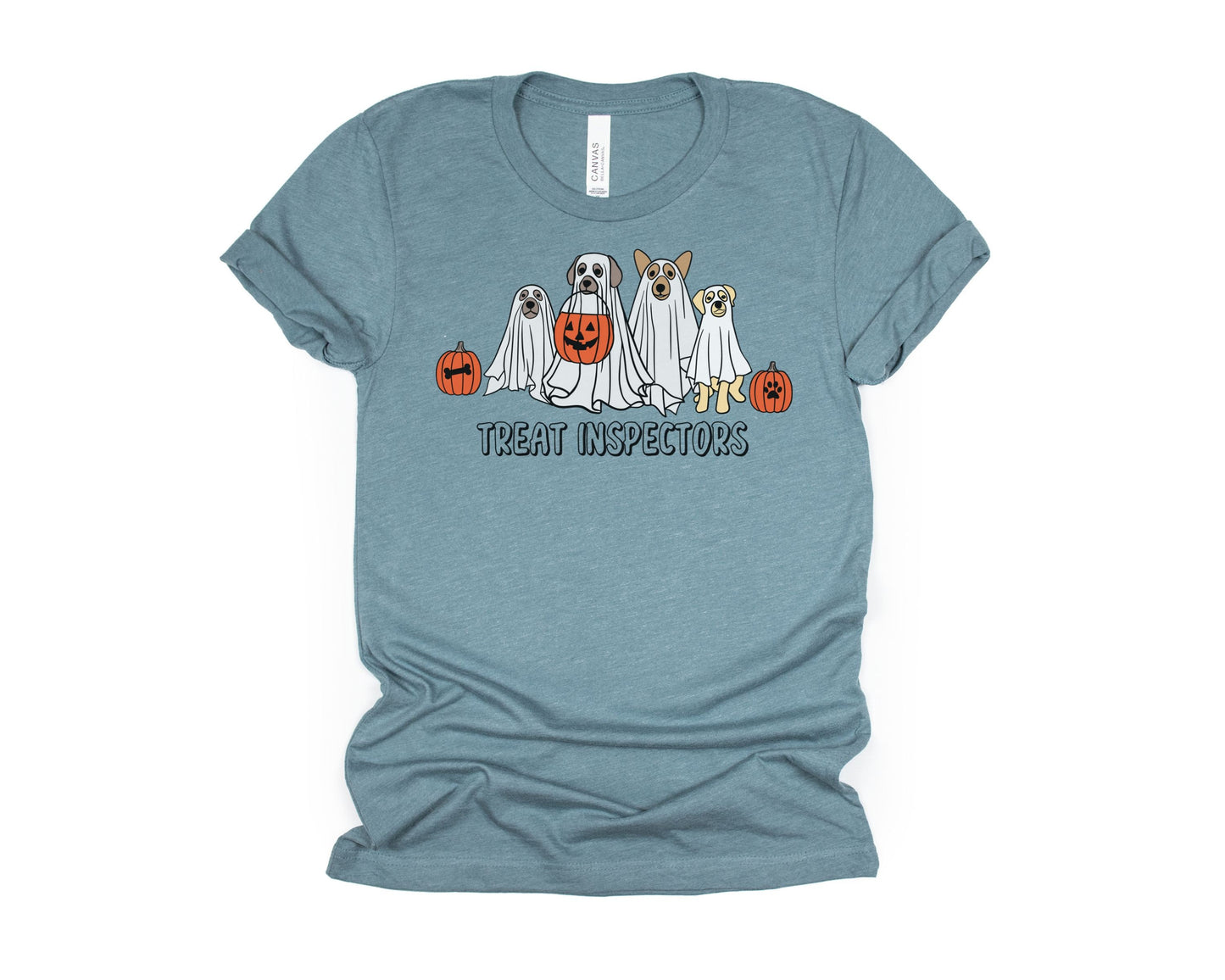 Halloween Shirt, Halloween T-Shirt, Ghost Shirt, Halloween Dog Shirt, Ghost Dog Shirt, Dog Treat Inspectors, Cute Spooky Season, Ghost Dogs