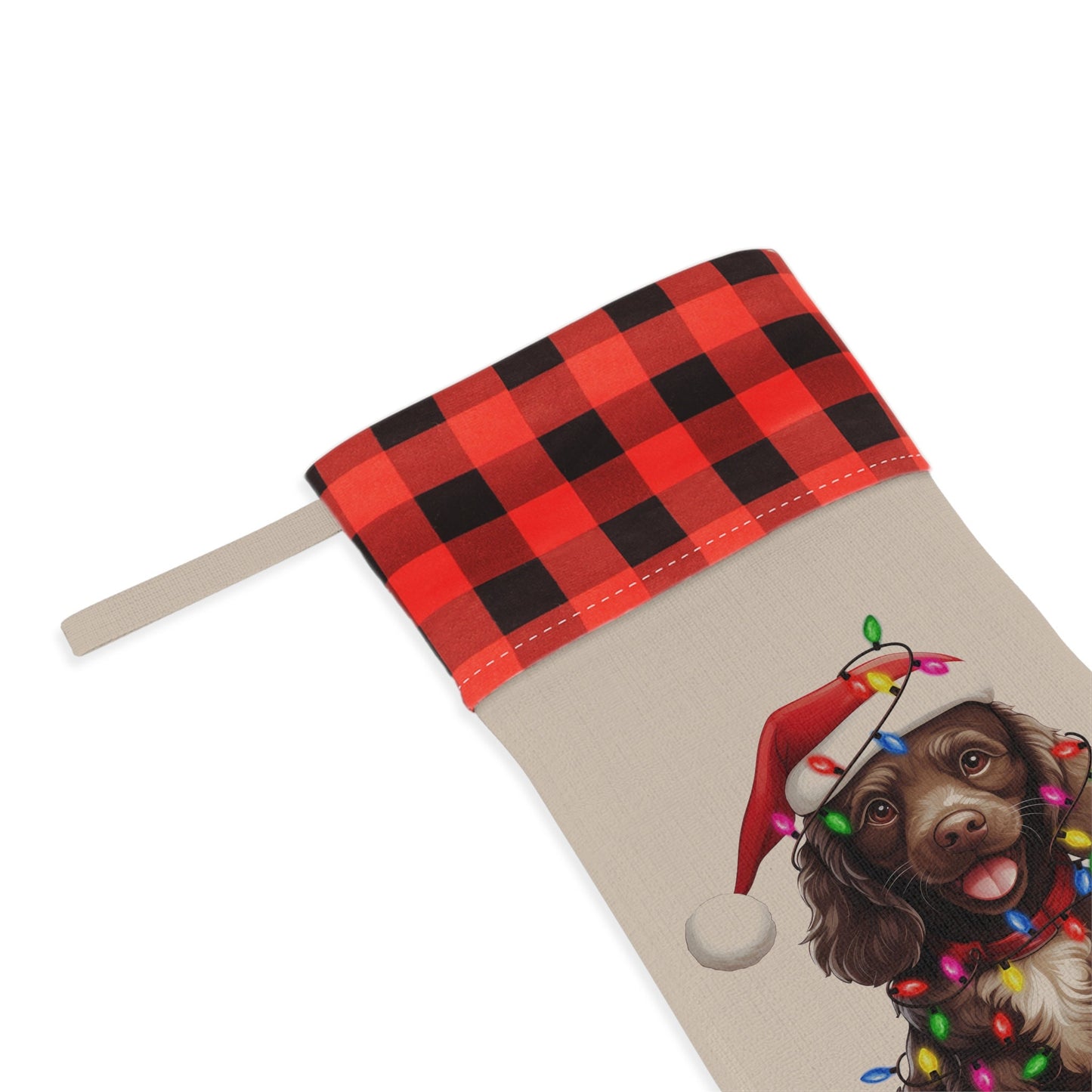 Personalized Boykin Spaniel Dog Christmas Stocking