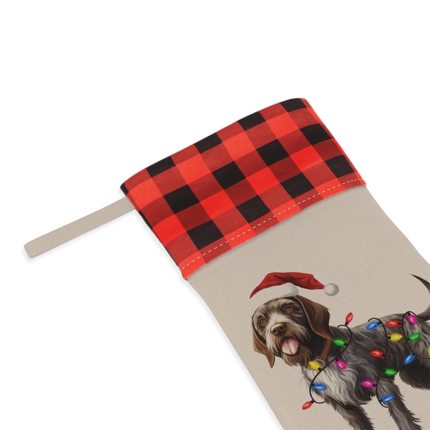 Personalized German Wirehaired Pointer Dog Christmas Stocking
