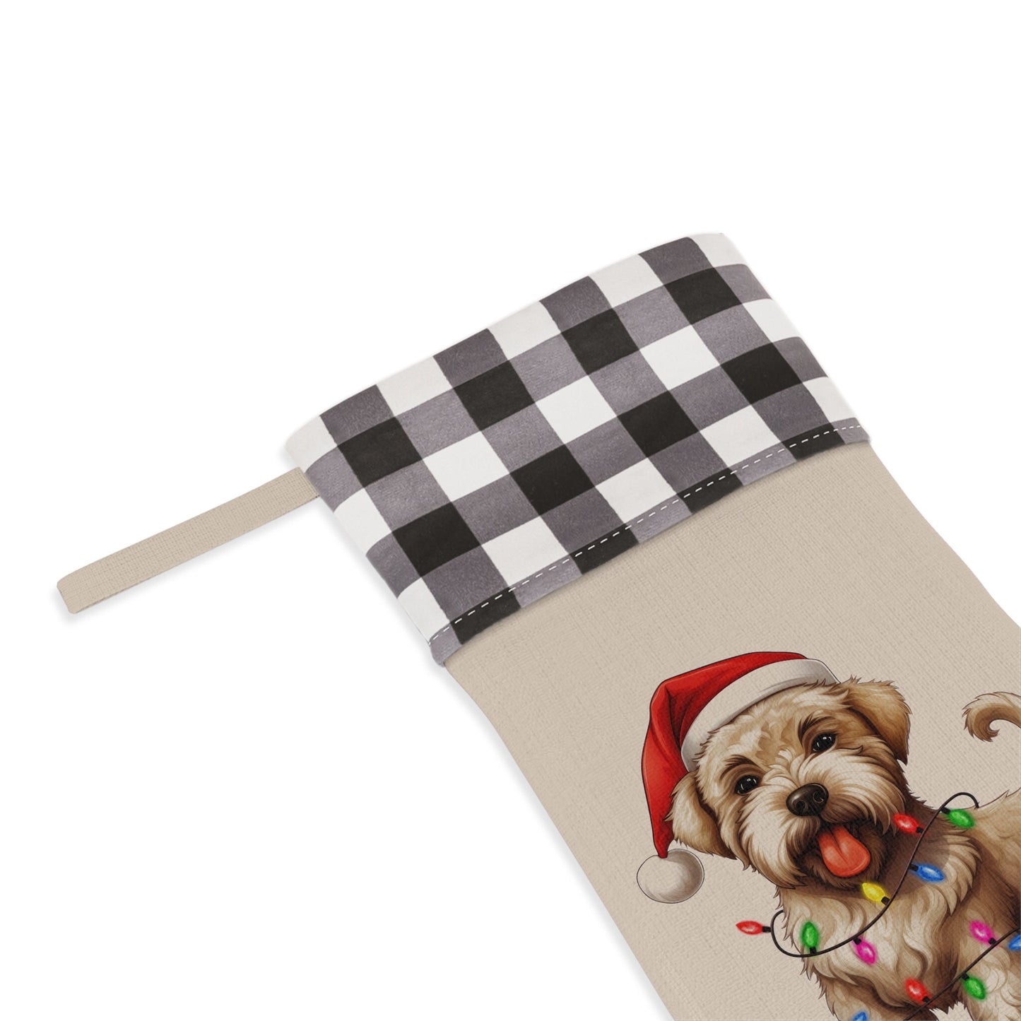 Personalized Soft Coated Wheaten Terrier Dog Christmas Stocking