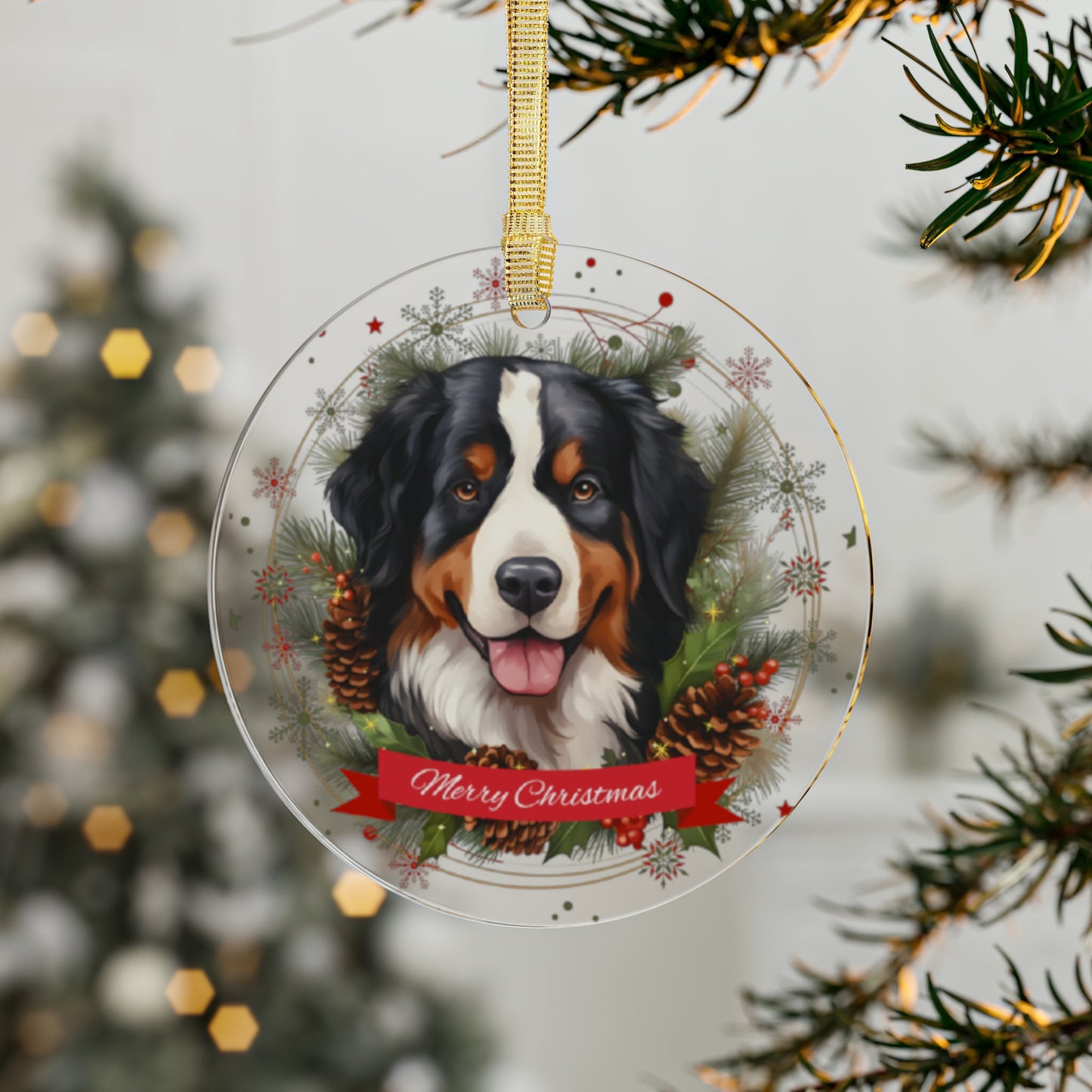 Bernese Mountain Dog Ornament