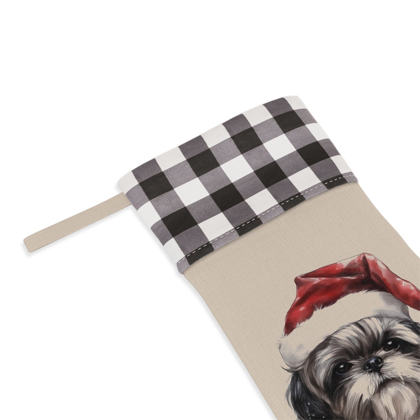 Personalized Shih Tzu Dog Christmas Stocking