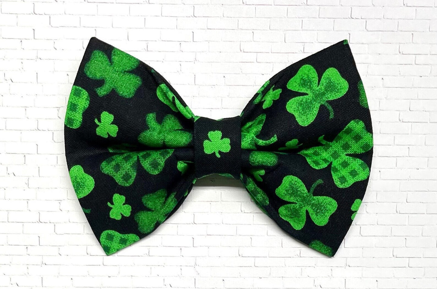 St. Patrick's Day Shamrock Bow Tie for Dogs
