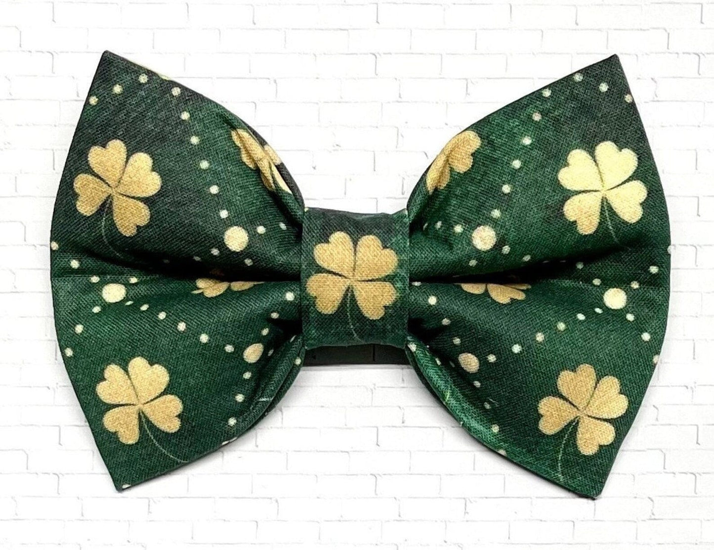 St. Patrick's Day Shamrock Bow Tie