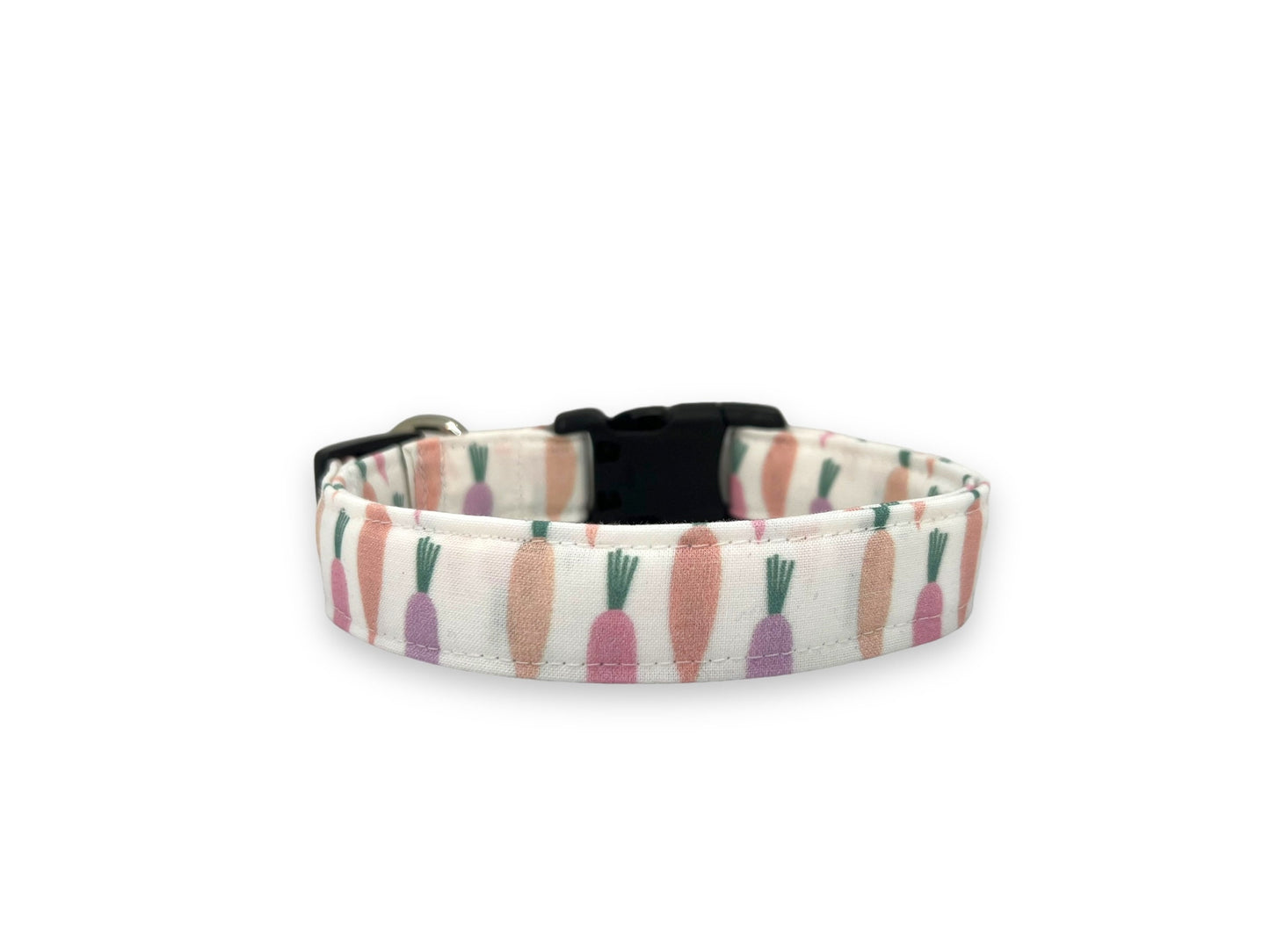 Spring Carrot Dog Collar with Embellishment