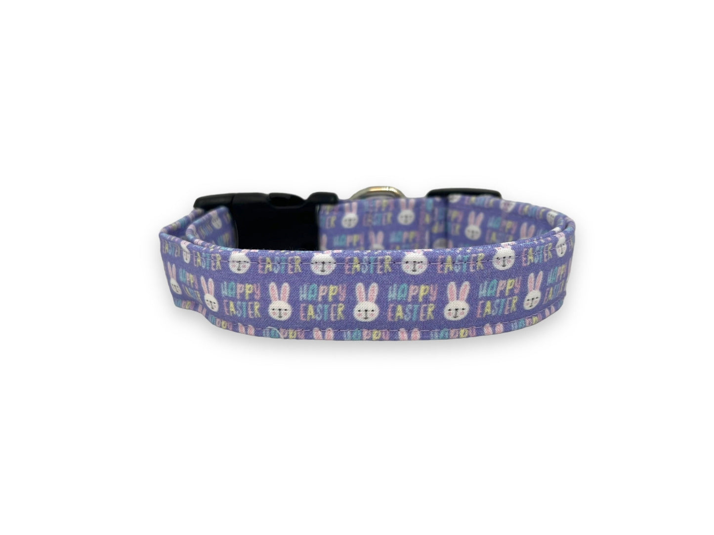 Lavender Easter Bunny Dog Collar with Embellishment