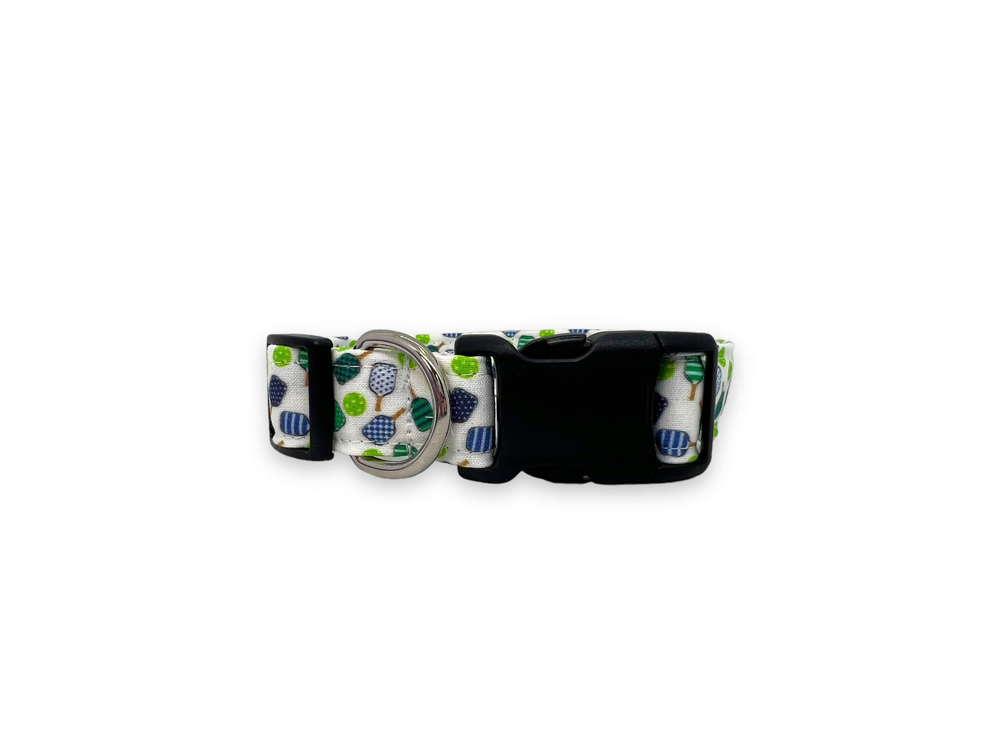 Pickle Ball Dog Collar with Flower
