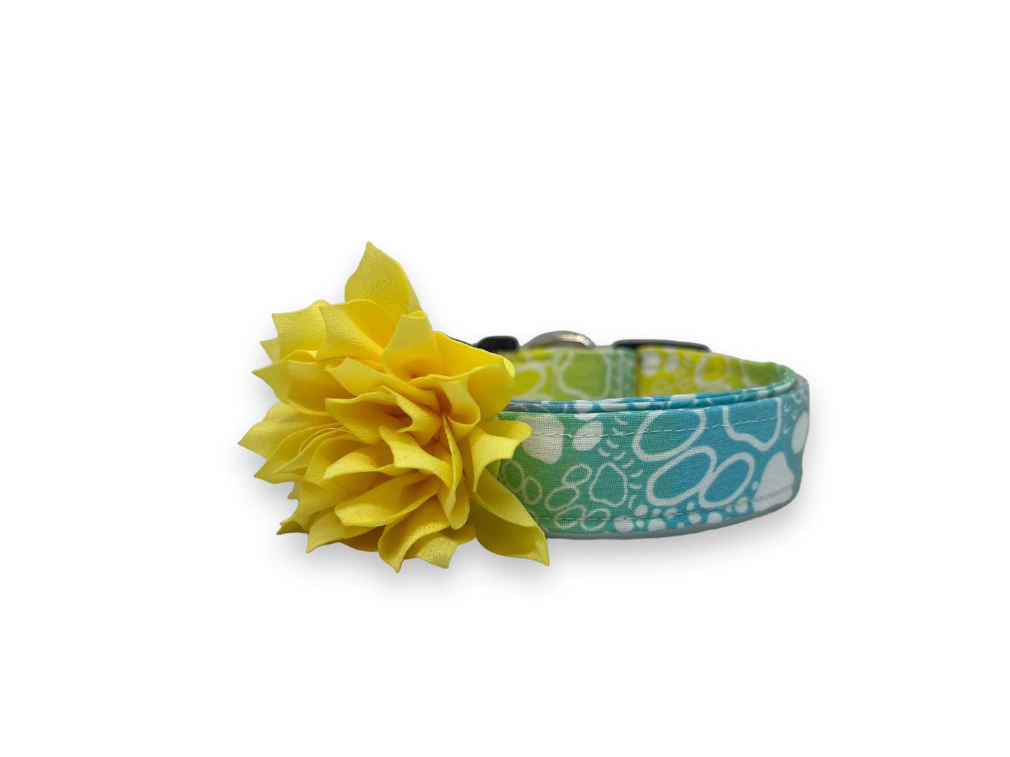 Ombre Paw Print Dog Collar