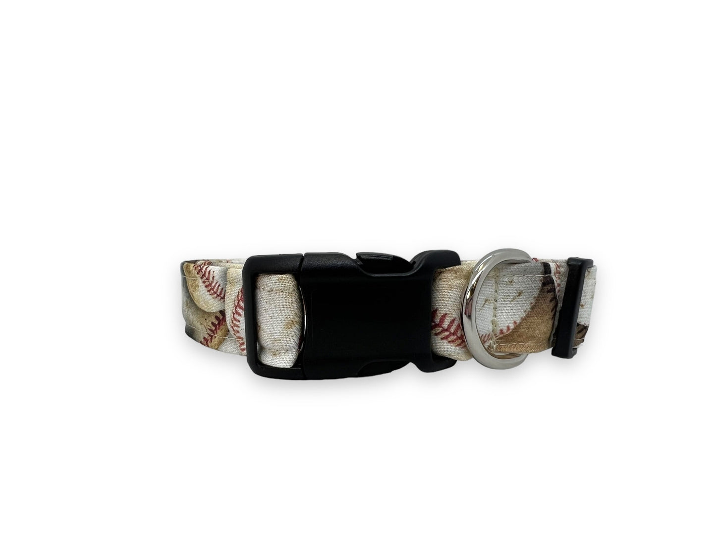 Vintage Baseball Dog Collar with Embellishment