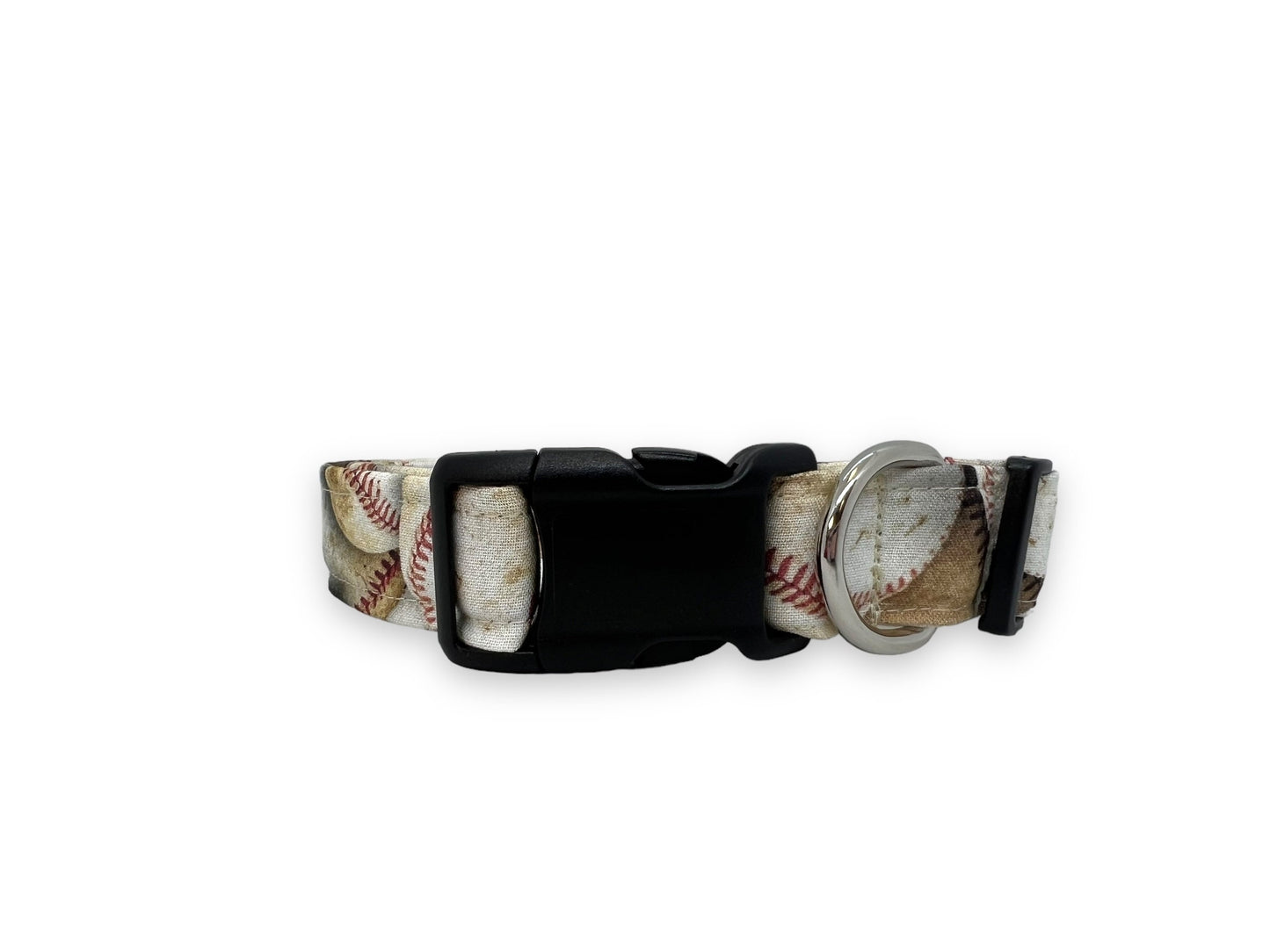 Vintage Baseball Dog Collar with Embellishment