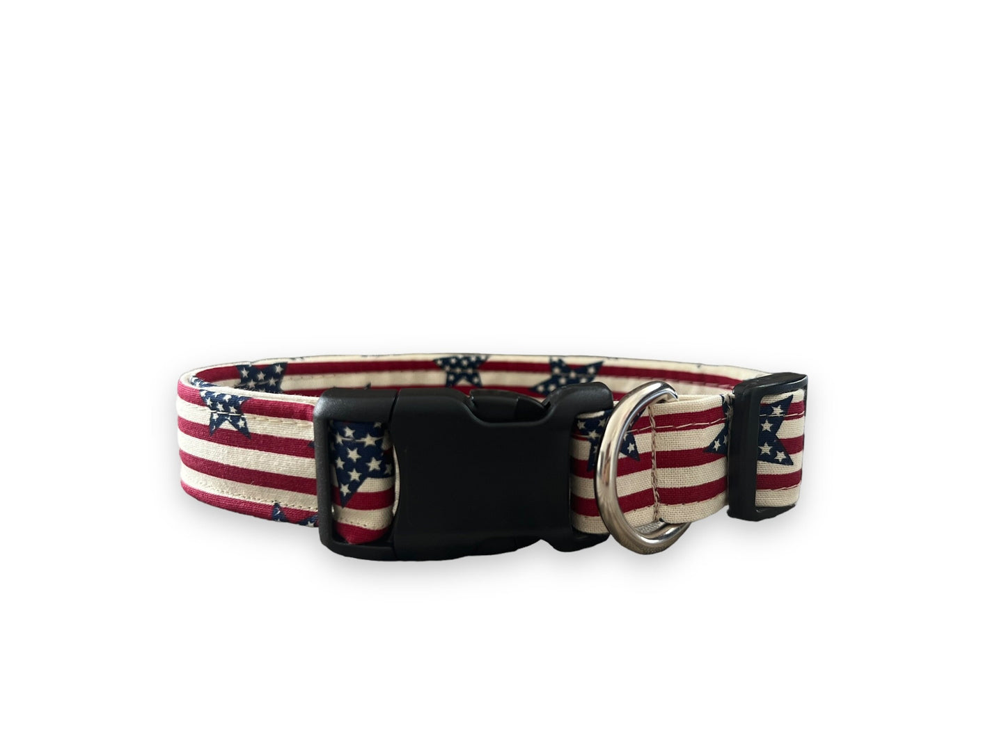 Patriotic Stars & Stripe Dog Collar