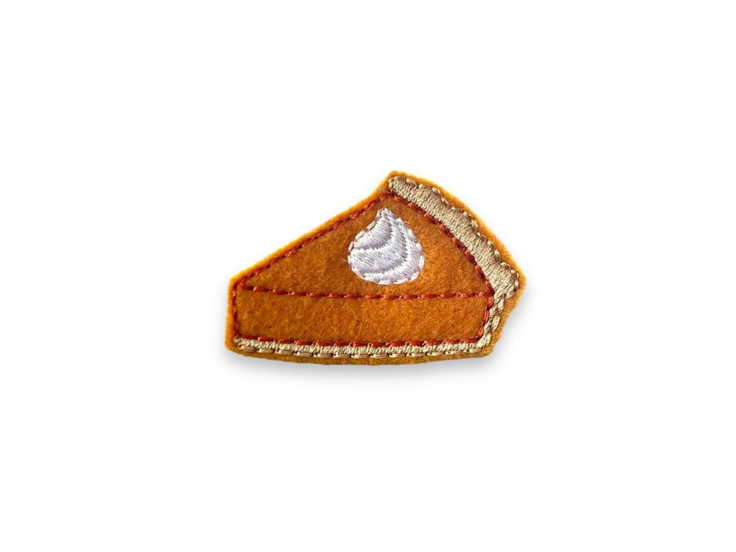 Pumpkin Pie Slice Embellishment