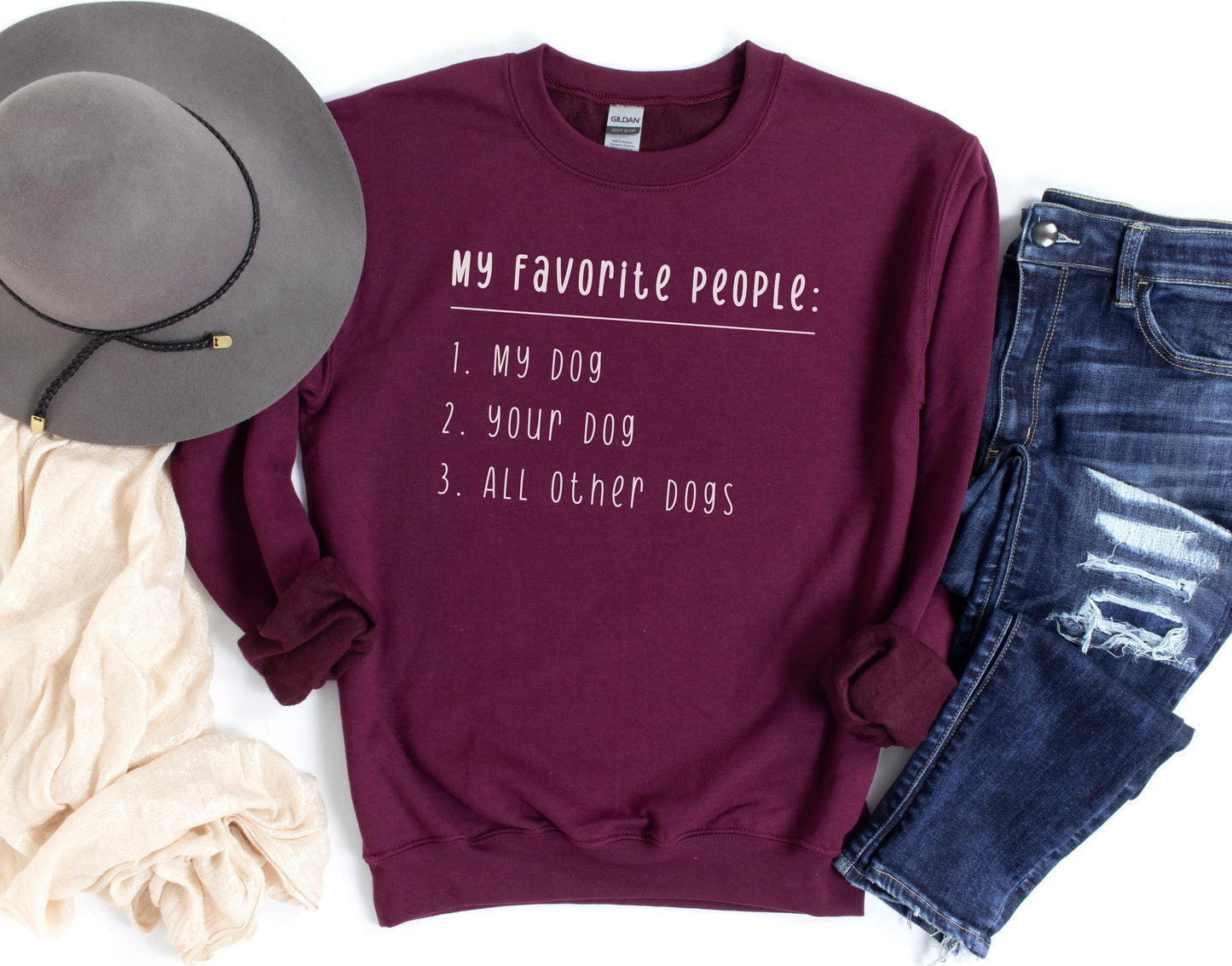 My Favorite People Dog Lover Sweatshirt