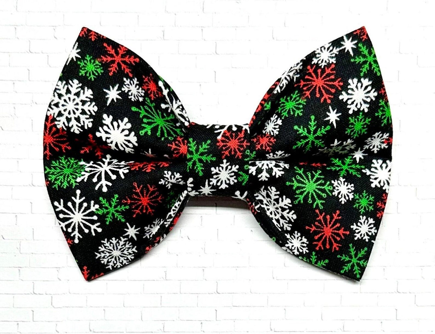 Festive Snowflake Bow Tie