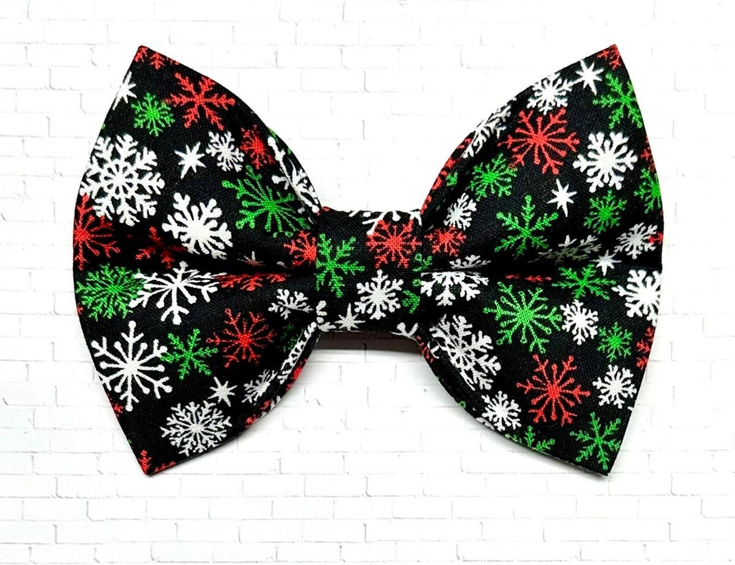 Snowflake Dog Bow Tie