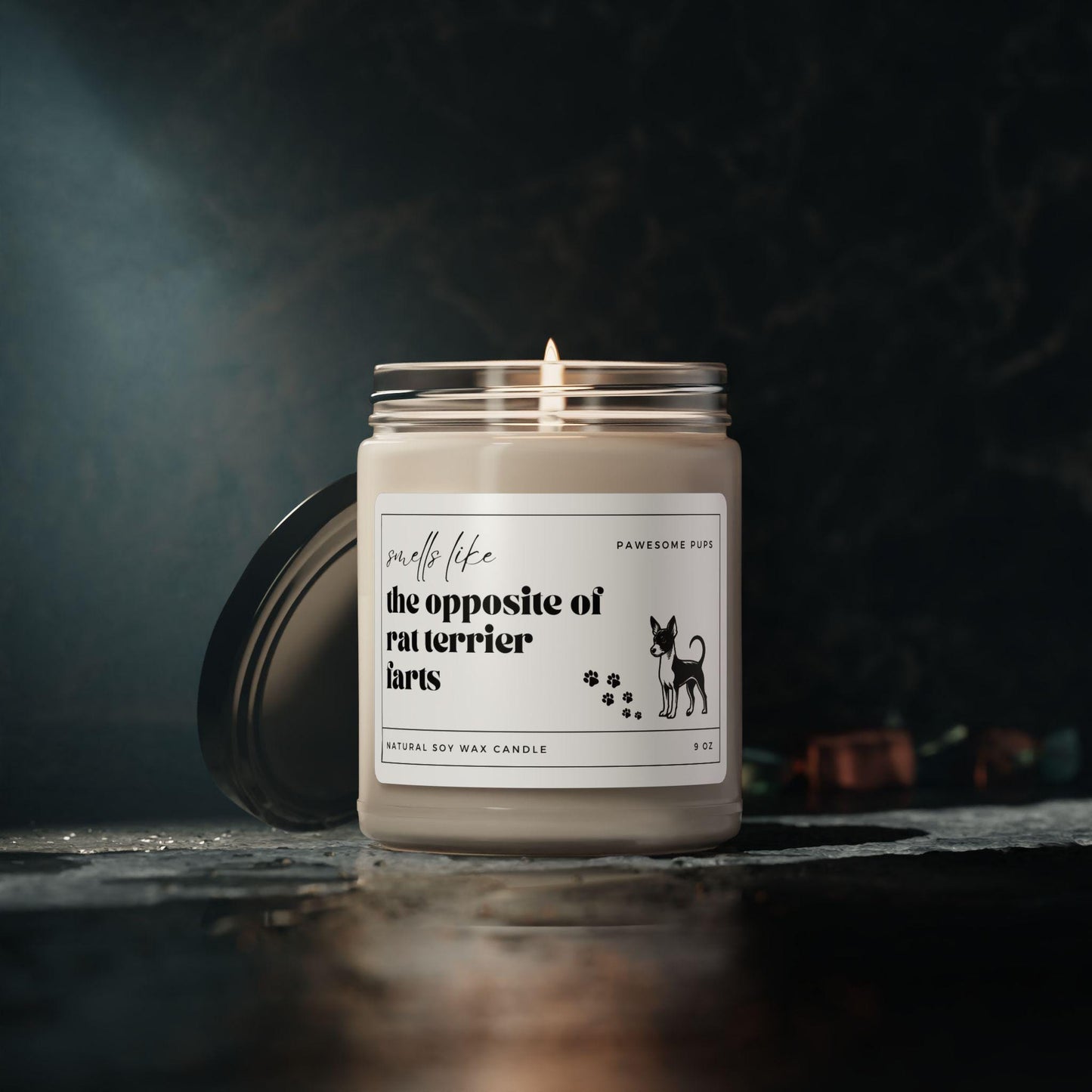 Smells Like the Opposite of Rat Terrier Farts Candle